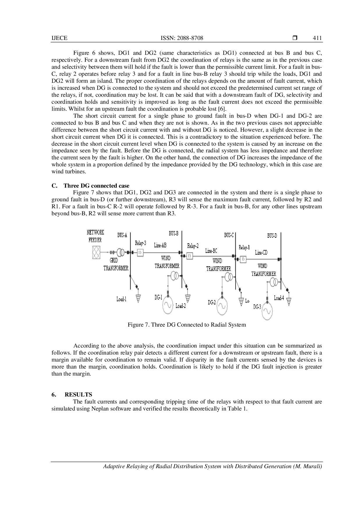 JURIS Adaptive Relaying of Radial Distribution System with Distributed Generation