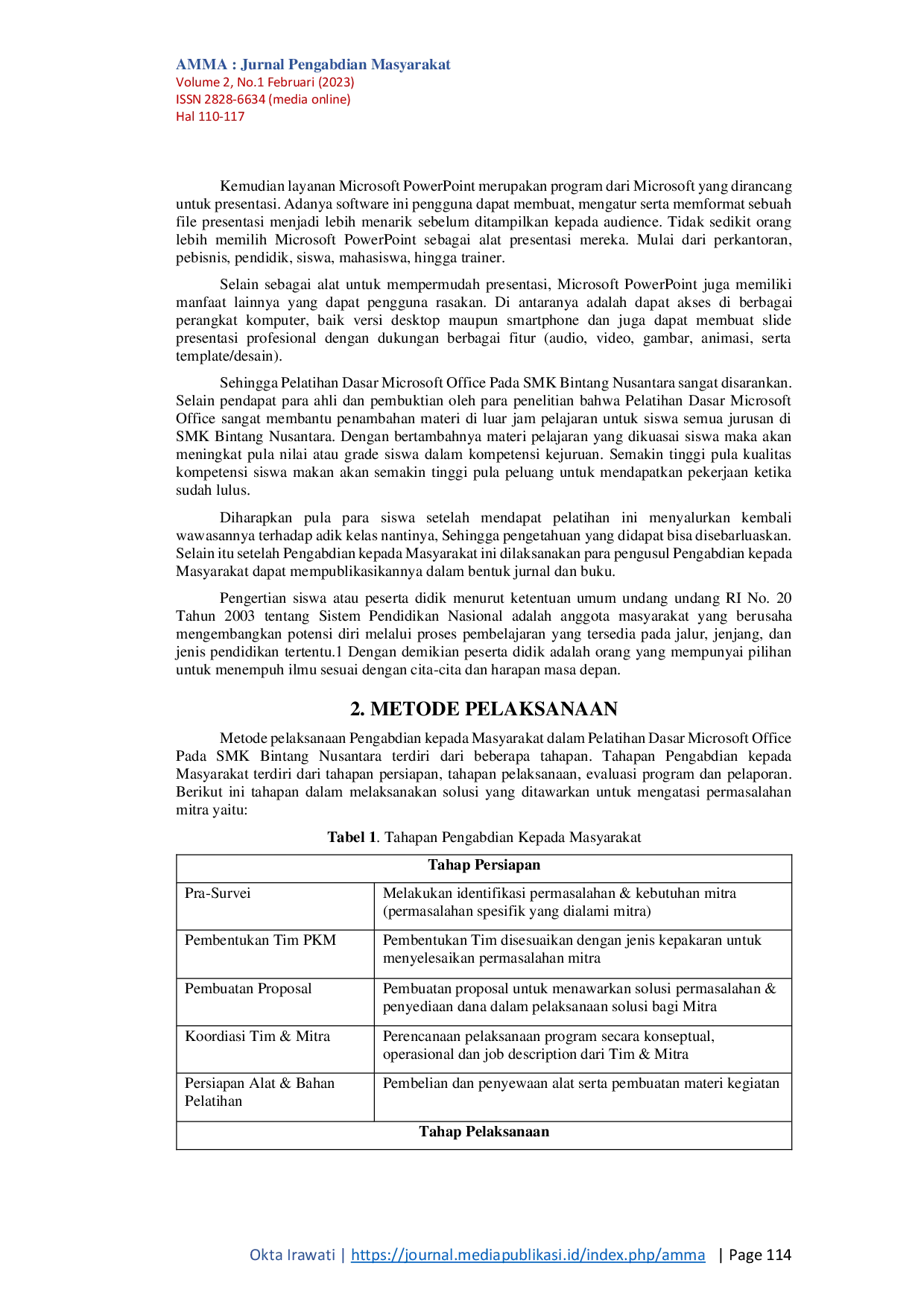 JURIS Pelatihan Dasar Microsoft Office Pada SMK Bintang Nusantara