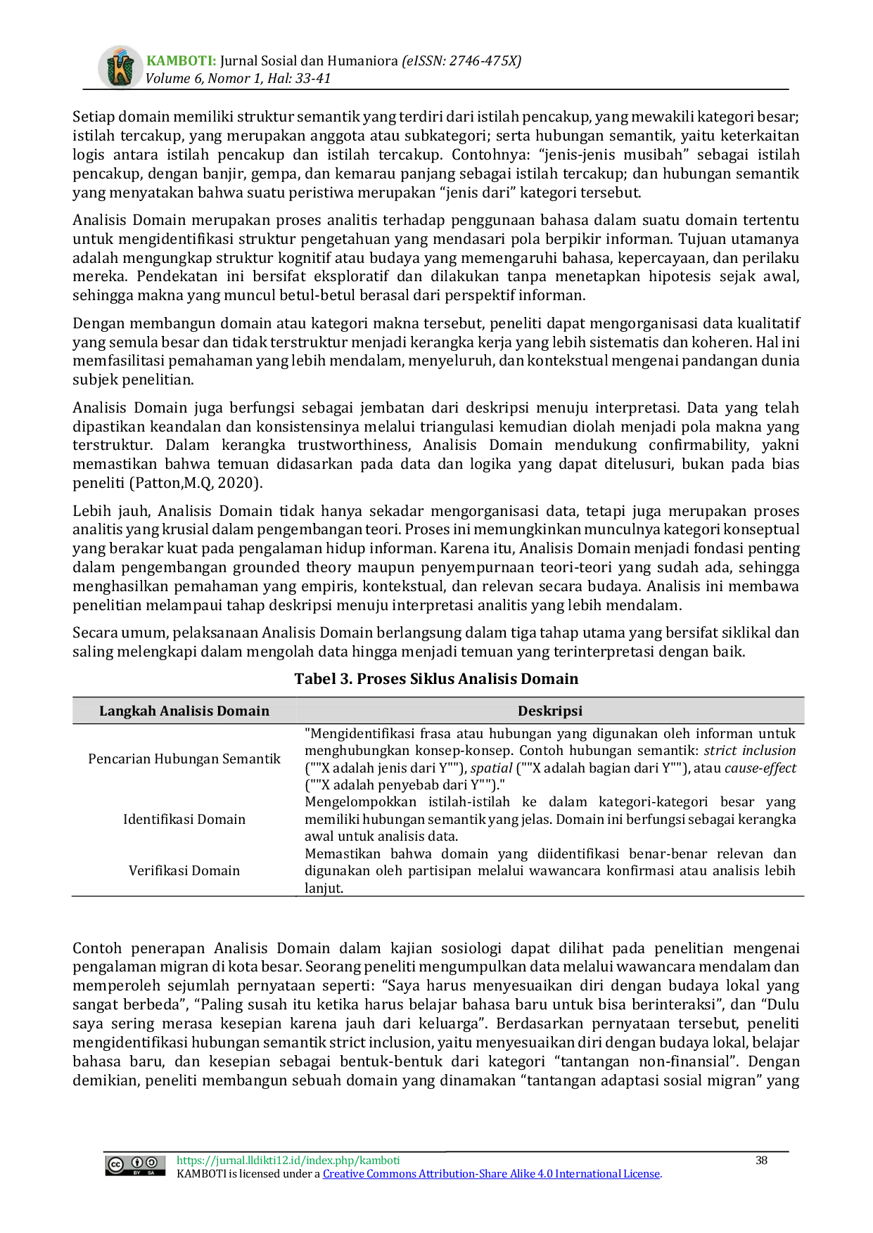 JURIS Triangulasi dan Analisis Domain Meningkatkan Kredibilitas dan Kedalaman Penelitian Kualitatif