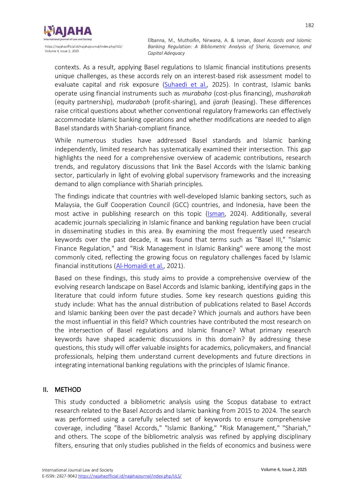 JURIS Basel Accords and Islamic Banking Regulation A Bibliometric Analysis of Sharia Governance and Capital Adequacy