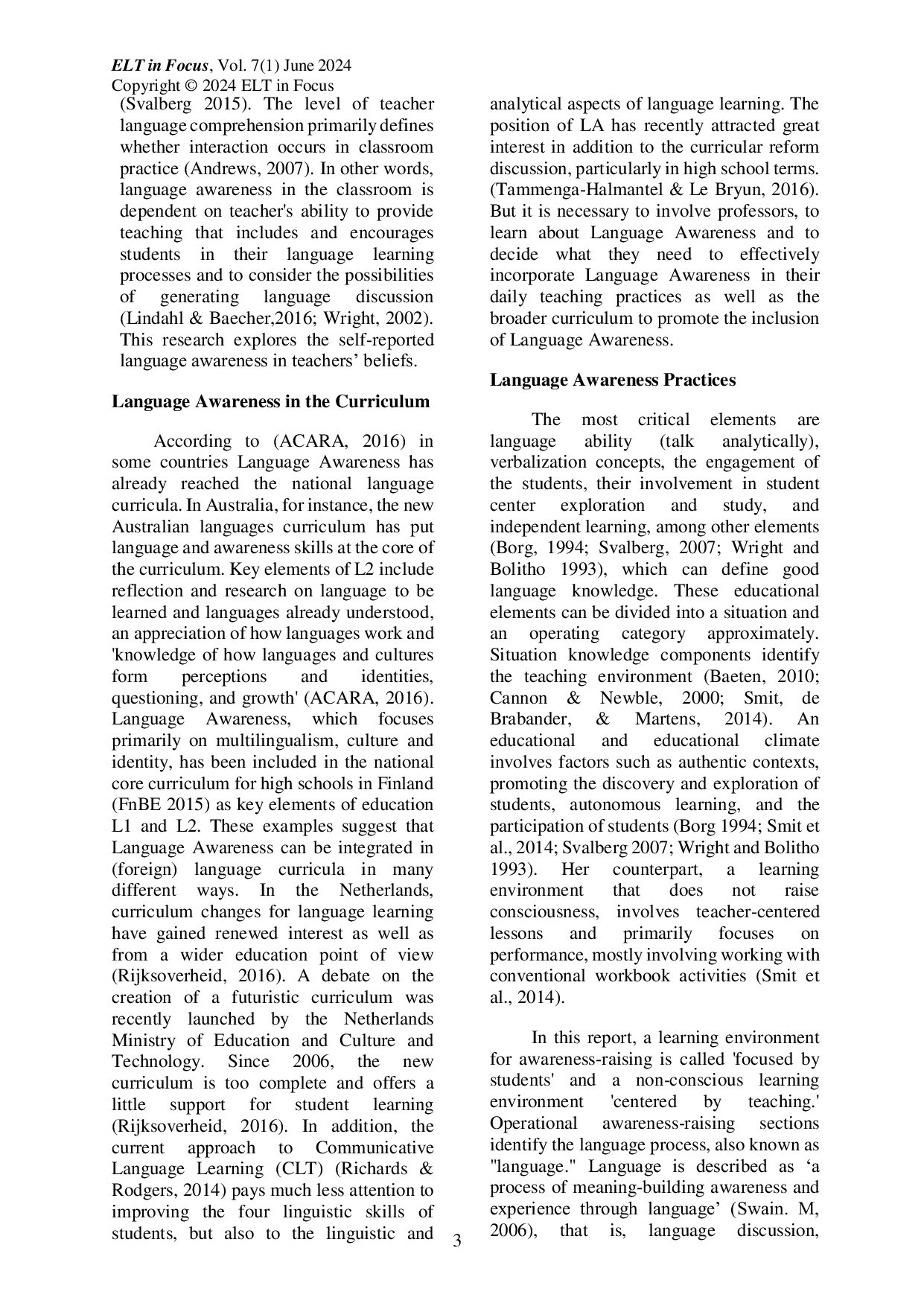 JURIS The Investigating Teachers Beliefs About Language Awareness in EFL Context in Indonesia