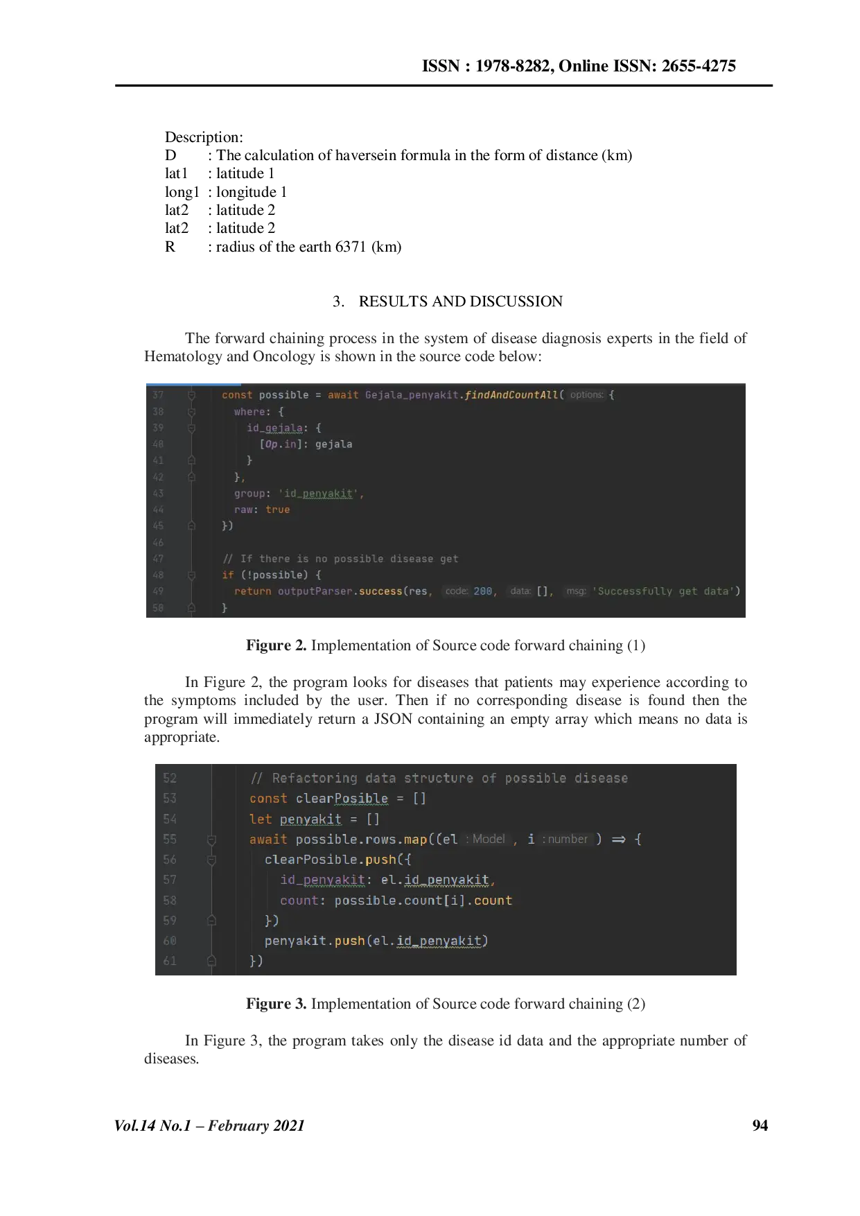 JURIS Application of Recommendations for Diagnosis of Diseases in the Field of Hematology and Oncology With Forward Chaining Algorithm