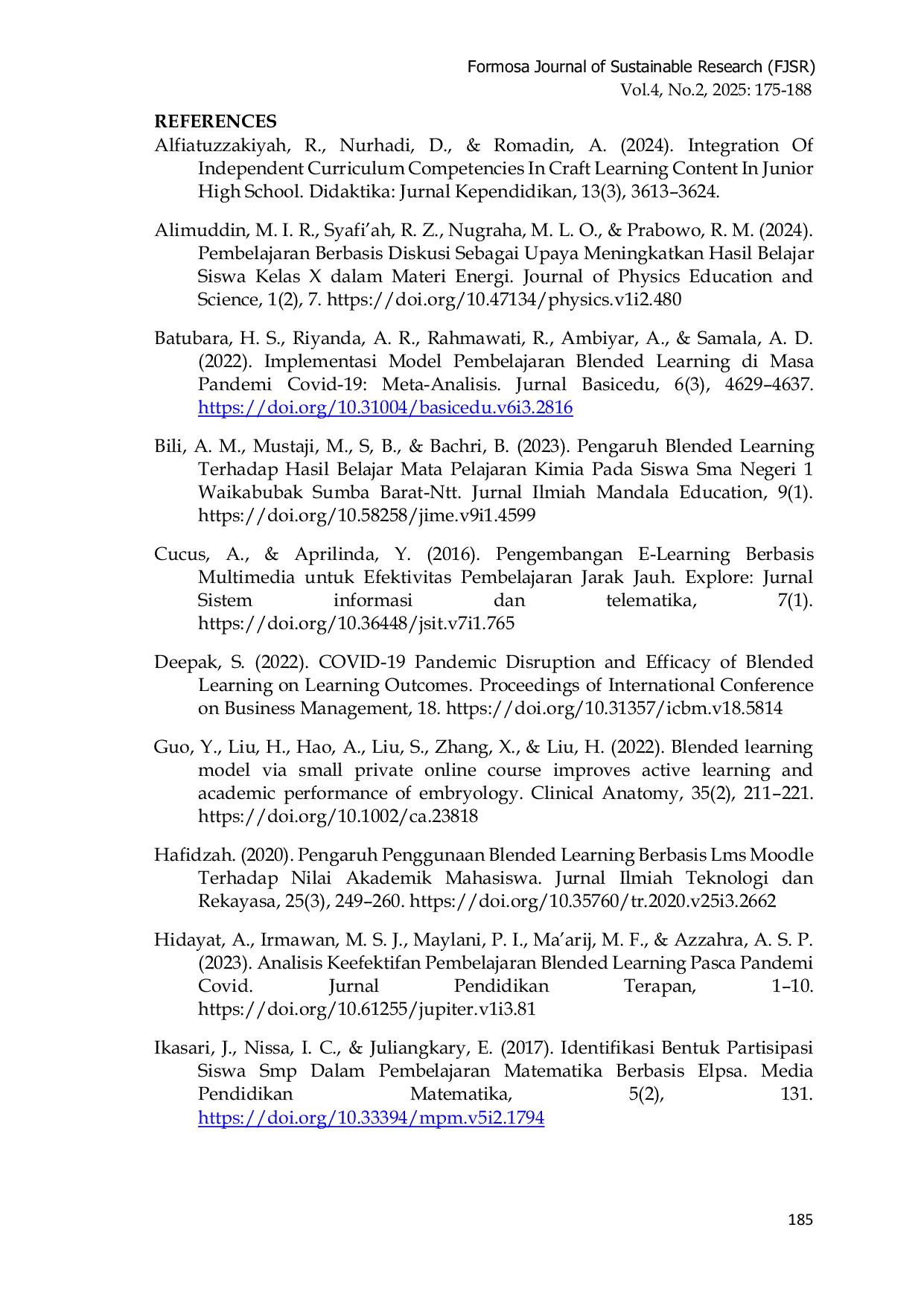 JURIS The Impact of Blended Learning on Student Motivation and Engagement A Literature Review Analysis