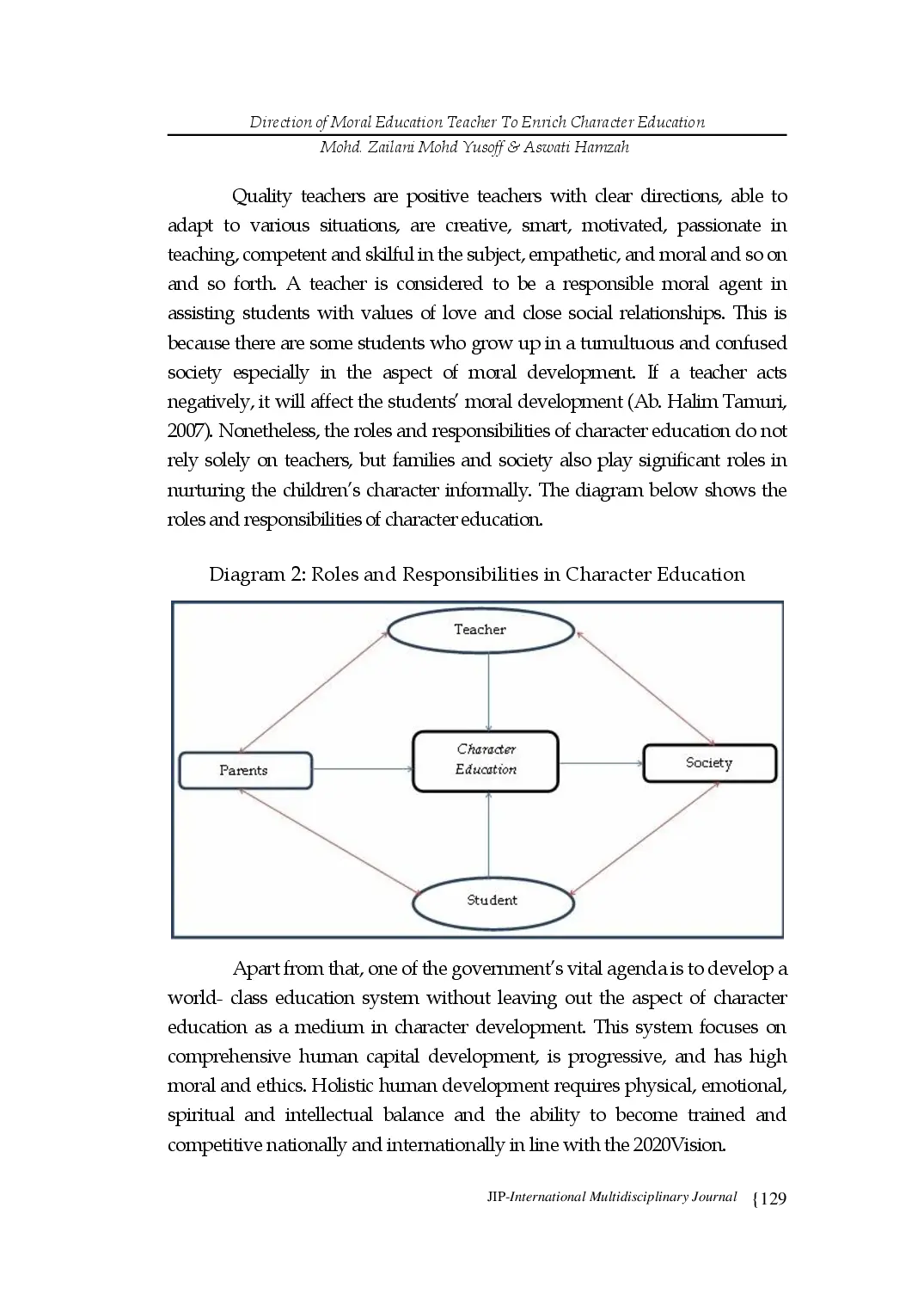 juris Arah Pendidikan Moral Guru Untuk Mengkaya Pendidikan Karakter