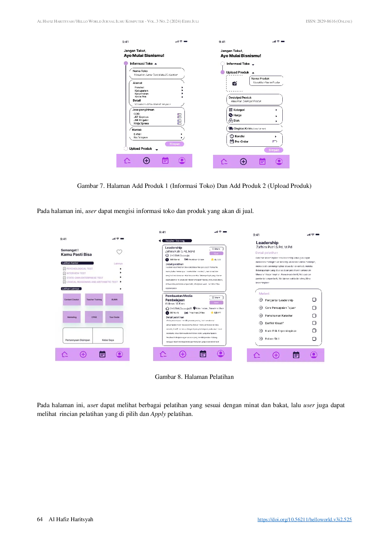 juris Rancangan Aplikasi Digital Business D CREYOUNS Berbasis Mobile untuk Mengatasi Pengangguran Terdidik di Kota Medan