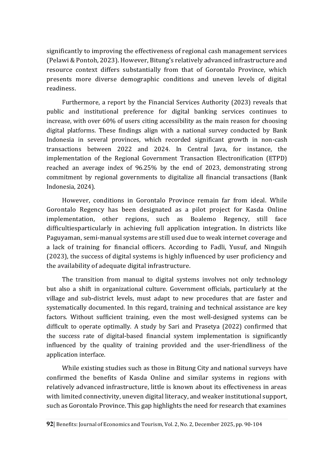 JURIS Efektivitas Penggunaan Aplikasi Kasda Online Dalam Pelayanan Non Tunai Pada PT Bank Sulutgo Wilayah Provinsi Gorontalo