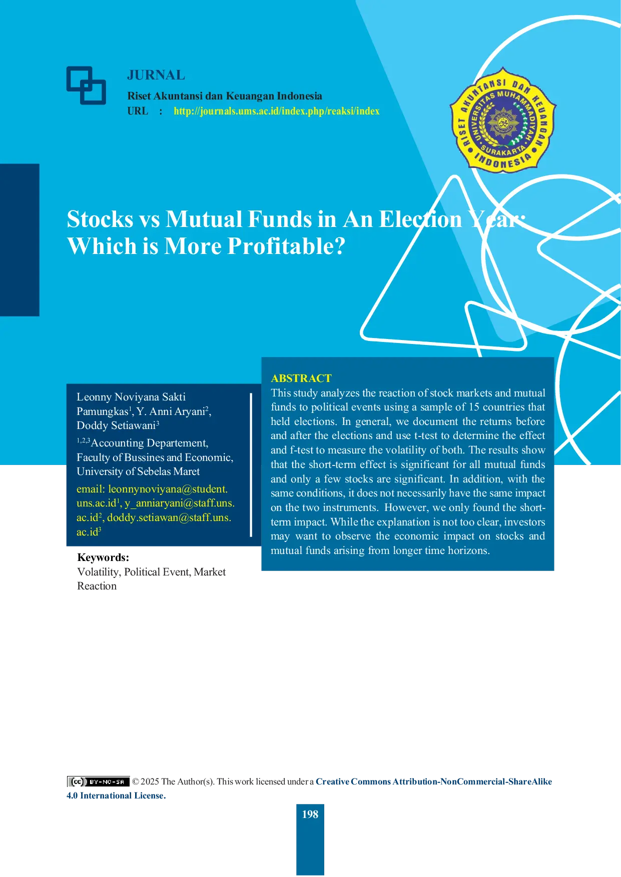 JURIS Stocks vs Mutual Funds in An Election Year Which is More Profitable