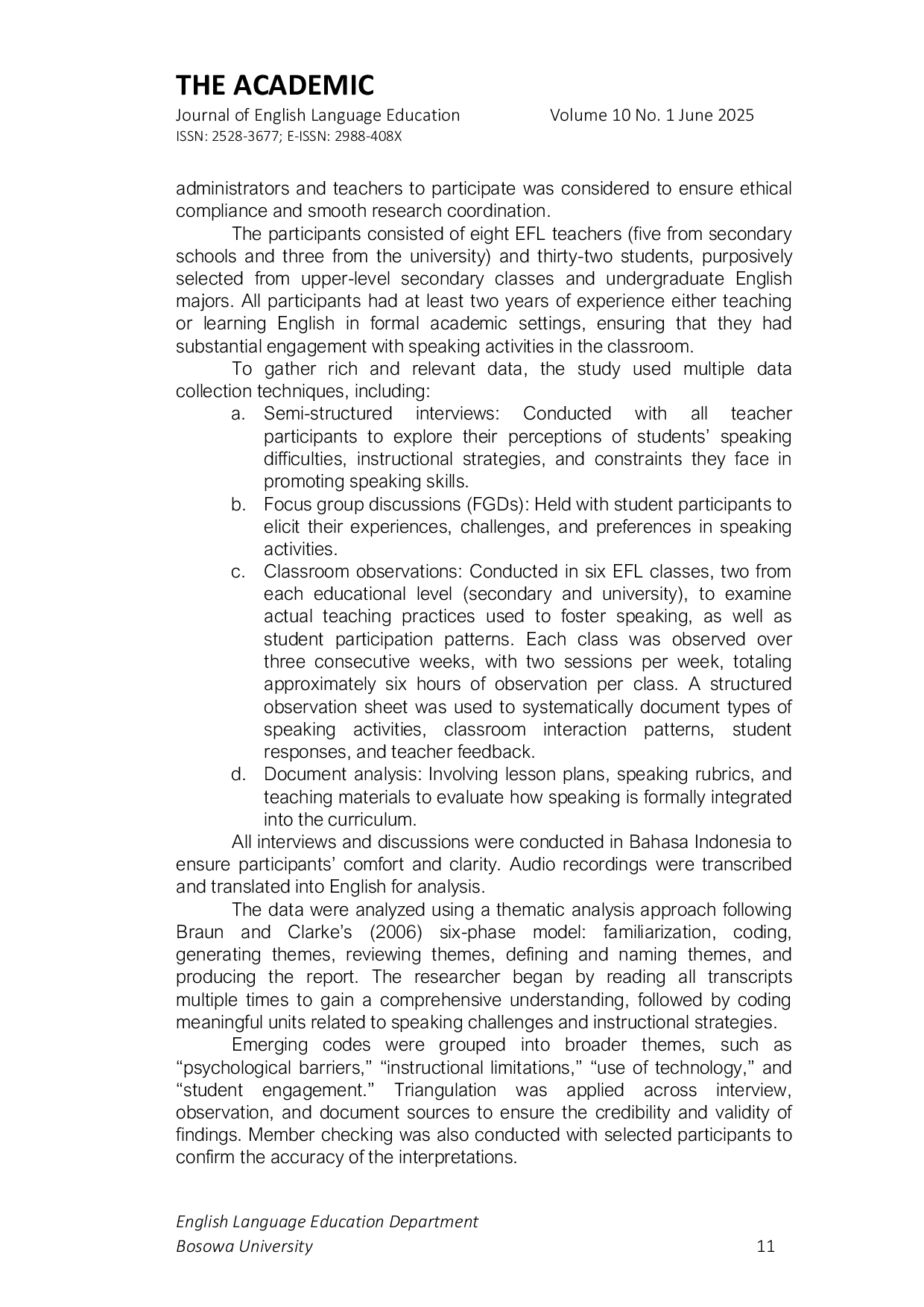 JURIS Developing Speaking Proficiency in Indonesian EFL Classrooms A Qualitative Study on Challenges and Solutions