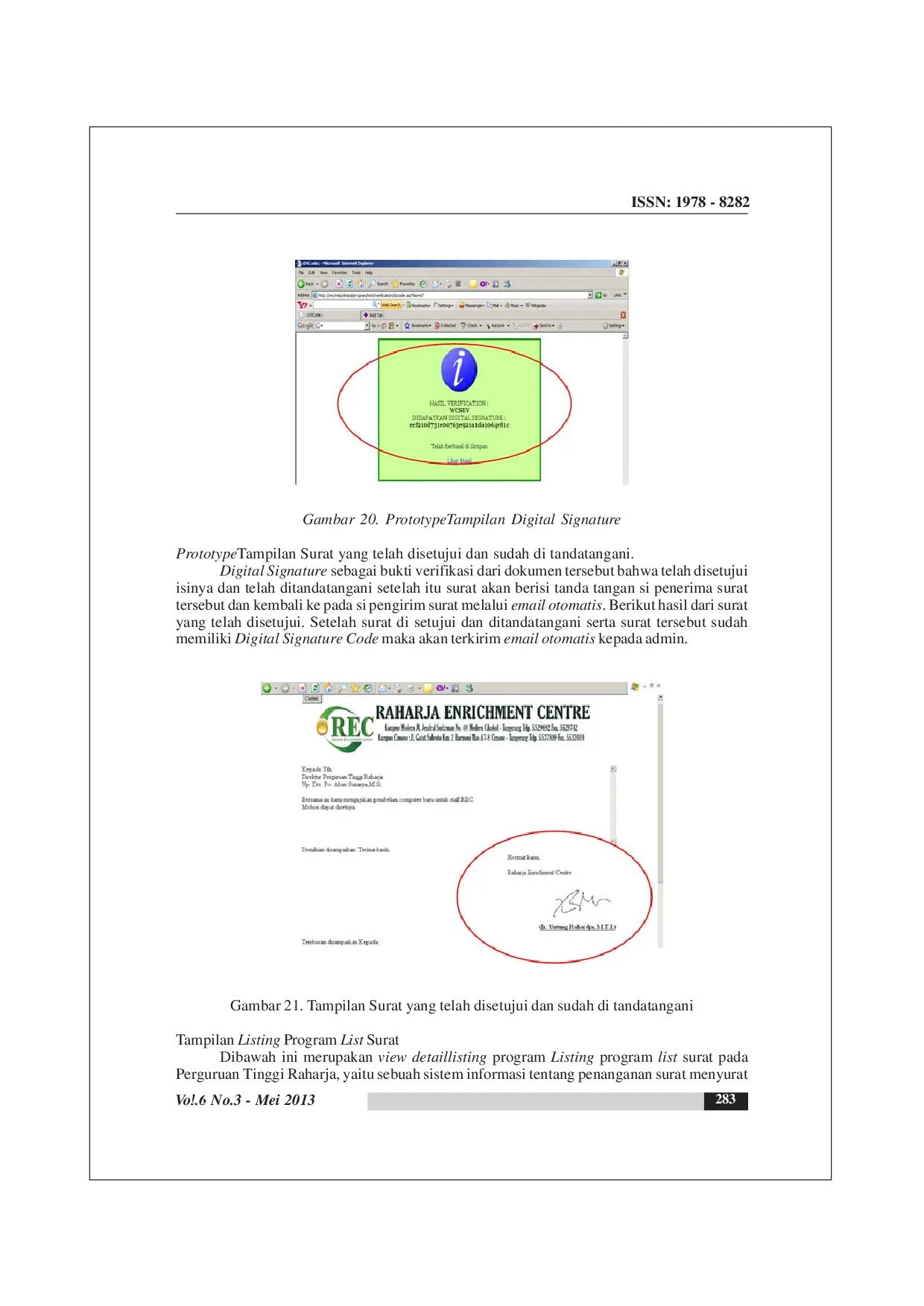 juris Digital Signature Best Practice Solution for the Distribution of Letters in College