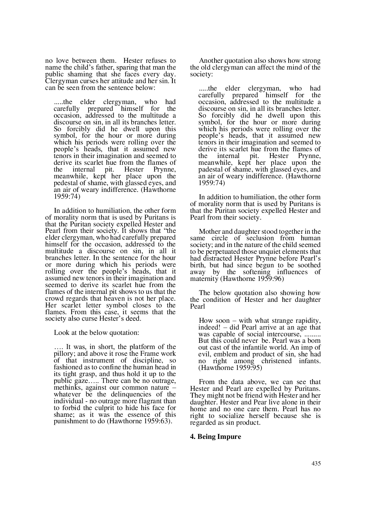 JURIS Disloyalty of a Wife in Hawthorne s The Scarlet Letter