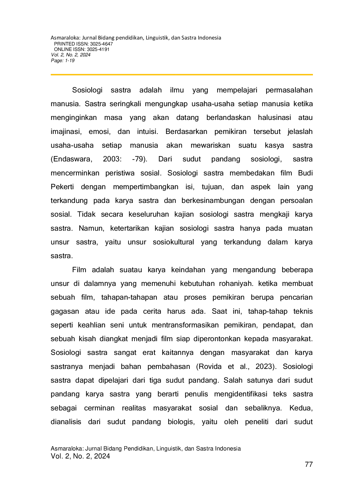 JURIS Representasi Nilai Moral Pada Film Budi Pekerti Karya Wregas Bhanuteja Kajian Sosiologi Sastra