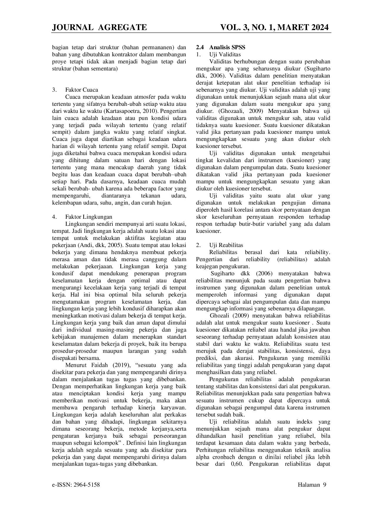 JURIS Pengaruh Produktivitas Tenaga Kerja Terhadap Proyek Pembangunan Gedung Ruang Kelas Baru RKB Madrasah Ibtidaiyah Negeri 5 Maluku Tengah