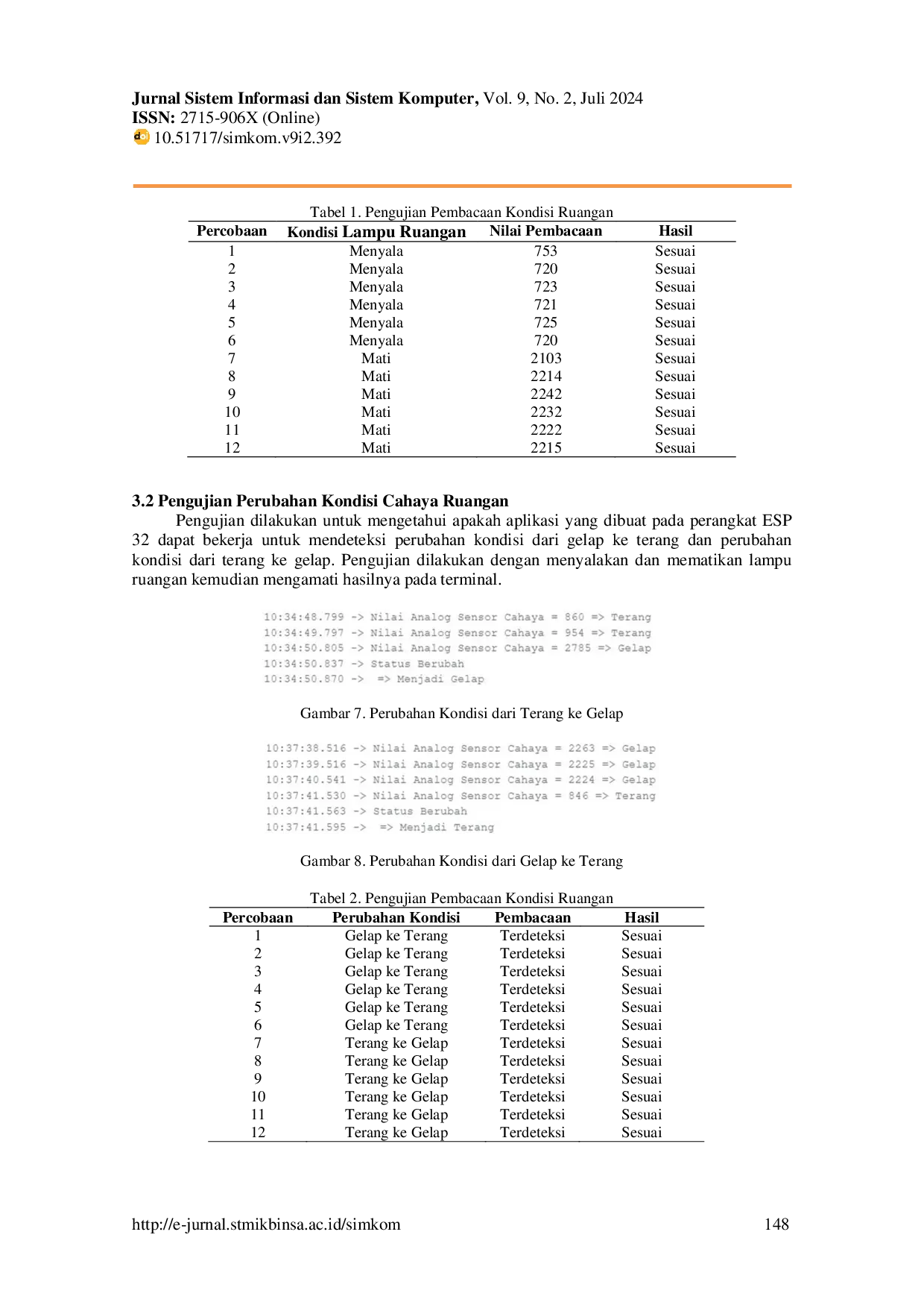 JURIS Perancangan Kendali Server Linux Menggunakan Mikrokontroler ESP 32