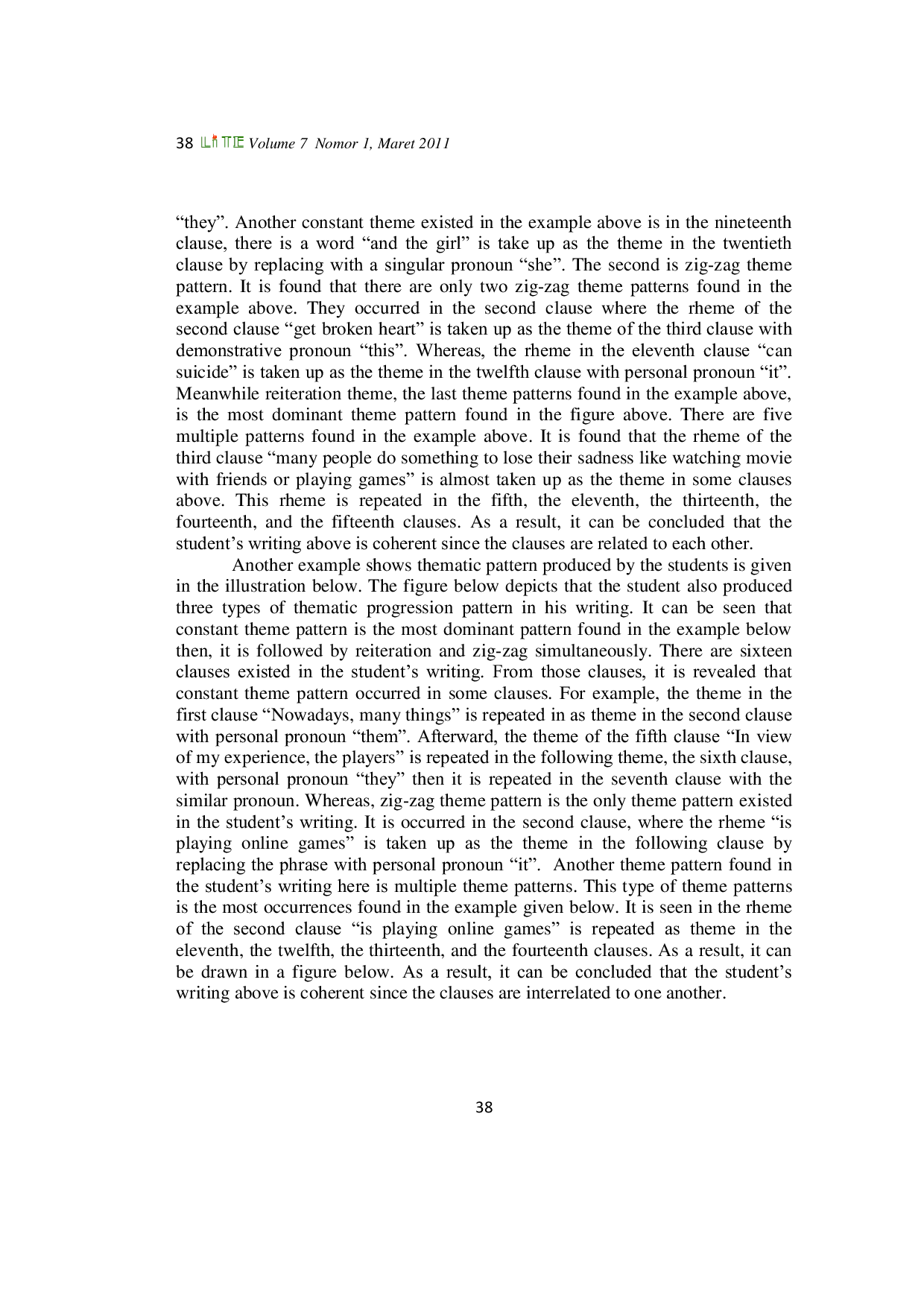 JURIS Coherence Analysis of the Students Writings A Case Study of the Fourth Semester Students of English Department Faculty of Languages and Letters Dian Nuswantoro University