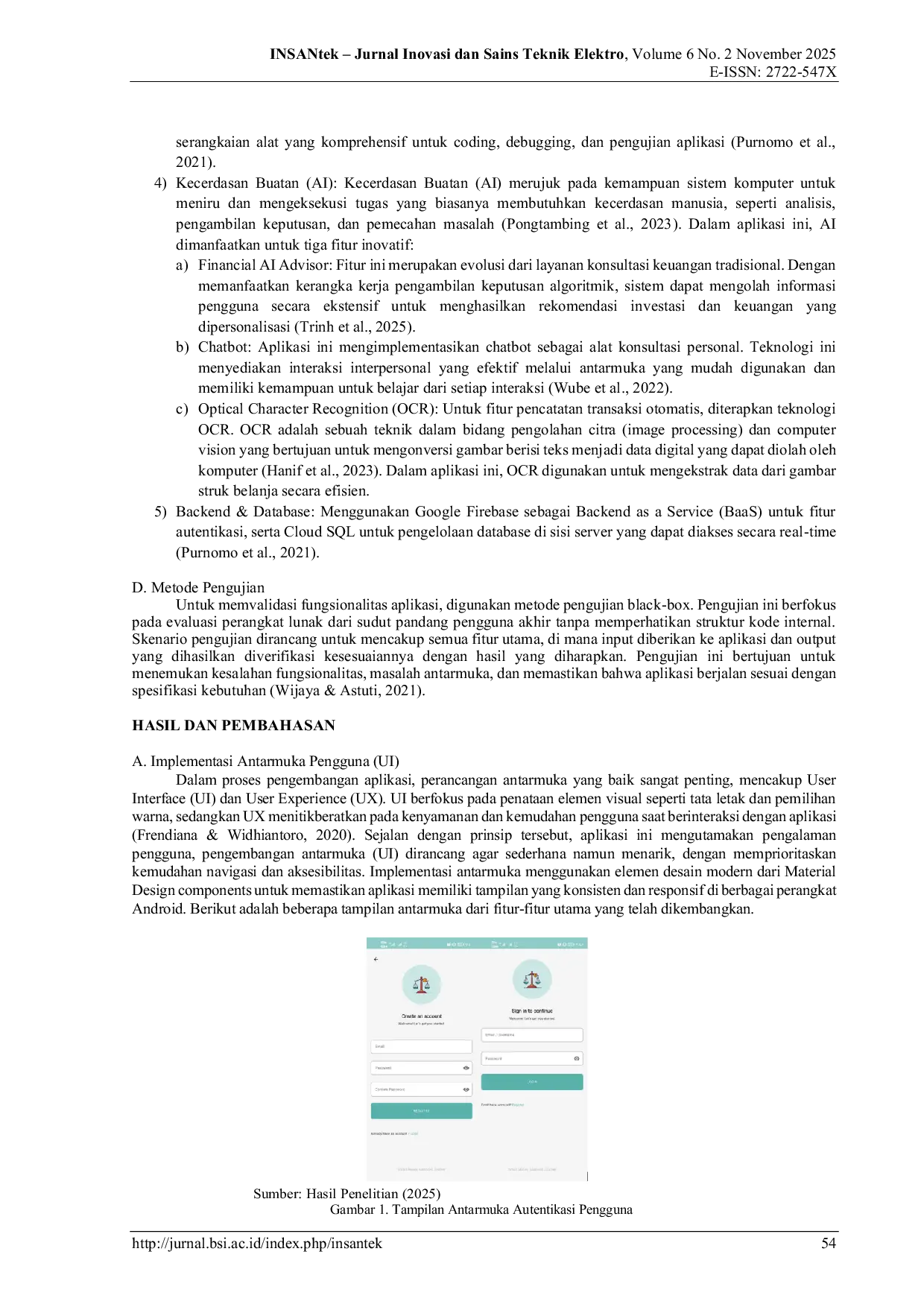 JURIS Pengembangan Aplikasi Manajemen Keuangan Berbasis Android Terintegrasi AI dengan Metode Scrum