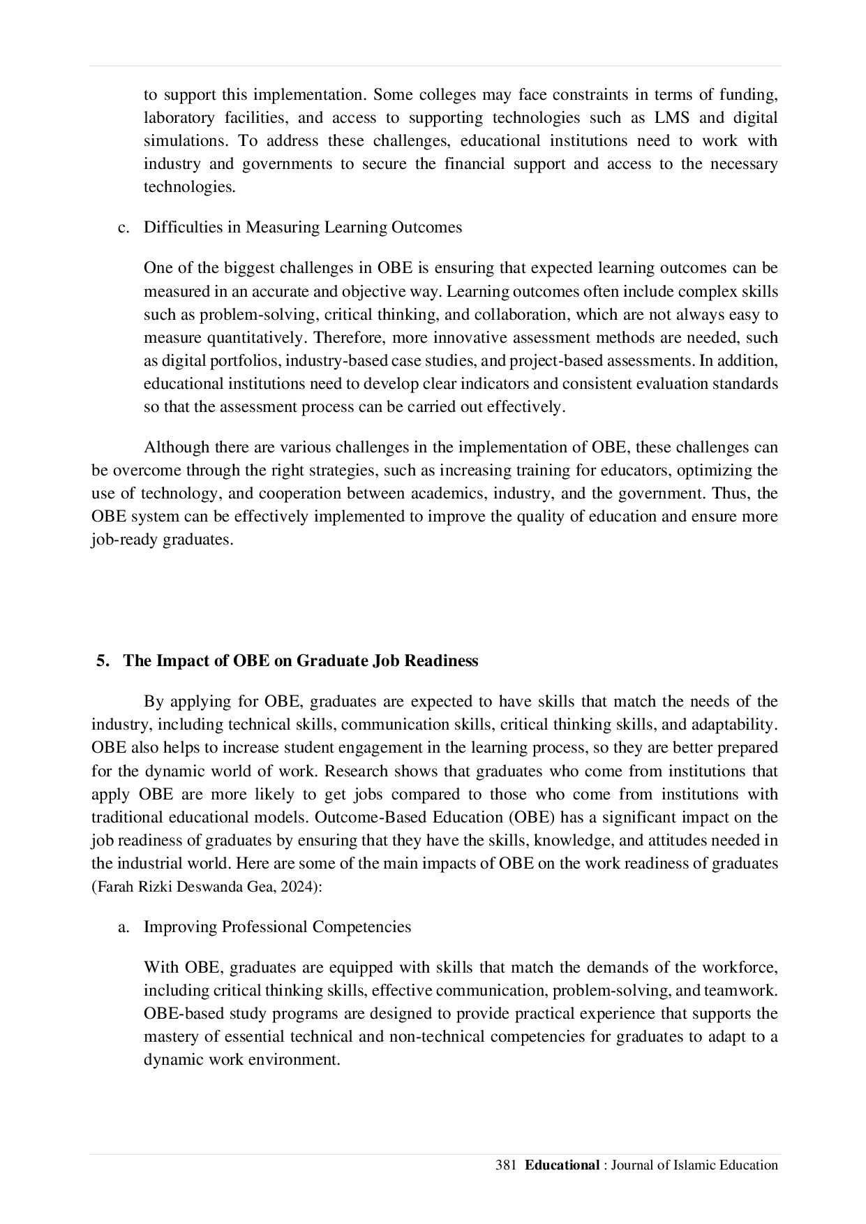 JURIS Design Curriculum Based on Outcome Based Education OBE Preparing Work Ready Graduates