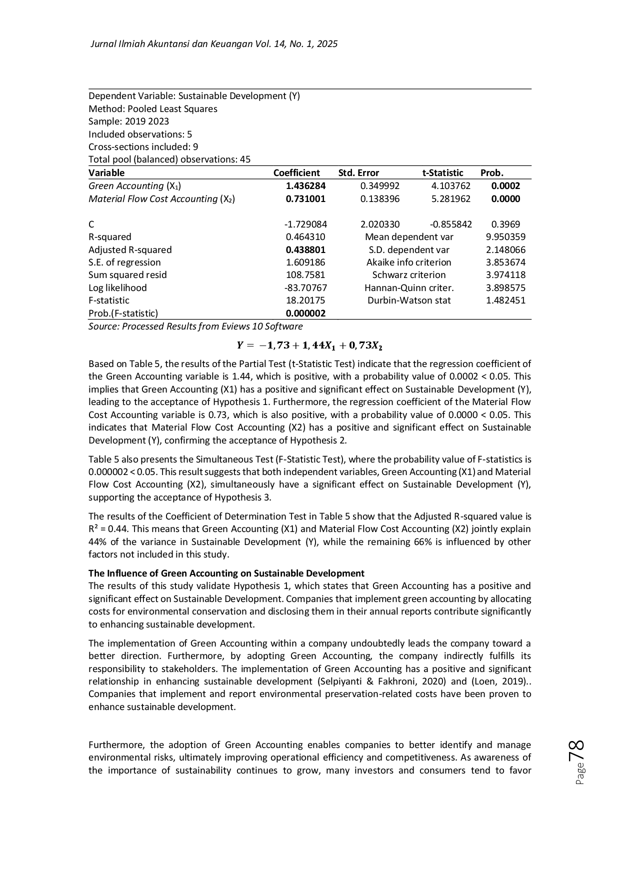 juris Advancing Sustainable Development in PROPER Registered Public Companies through Green Accounting and Material Flow Cost Accounting