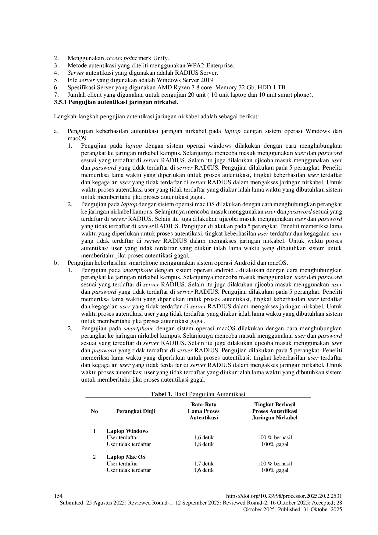 JURIS Design of Wireless Network Authentication System and File Server using RADIUS and WPA2 Enterprise