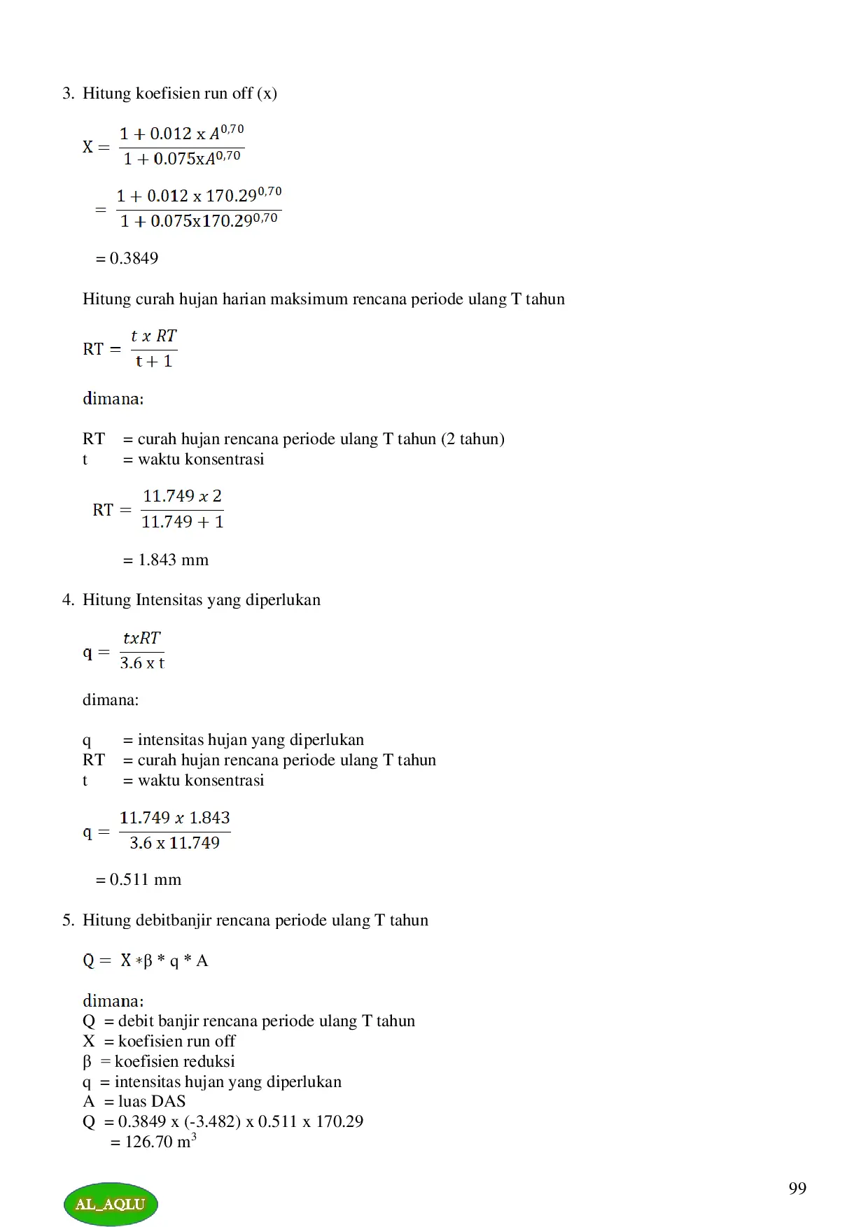 JURIS ANALISA DEBIT RENCANA BENDUNG JANGKOK Discharge Analysis of The Jangkok Dam Plan