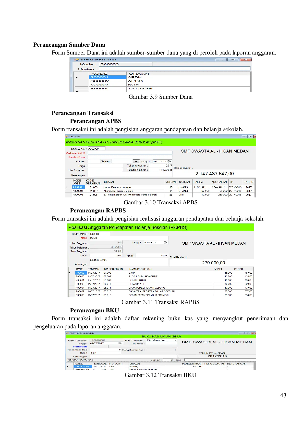 juris Sistem Informasi Anggaran Pendapatan Dan Belanja Pada Smp Swasta Al Ihsan Medan