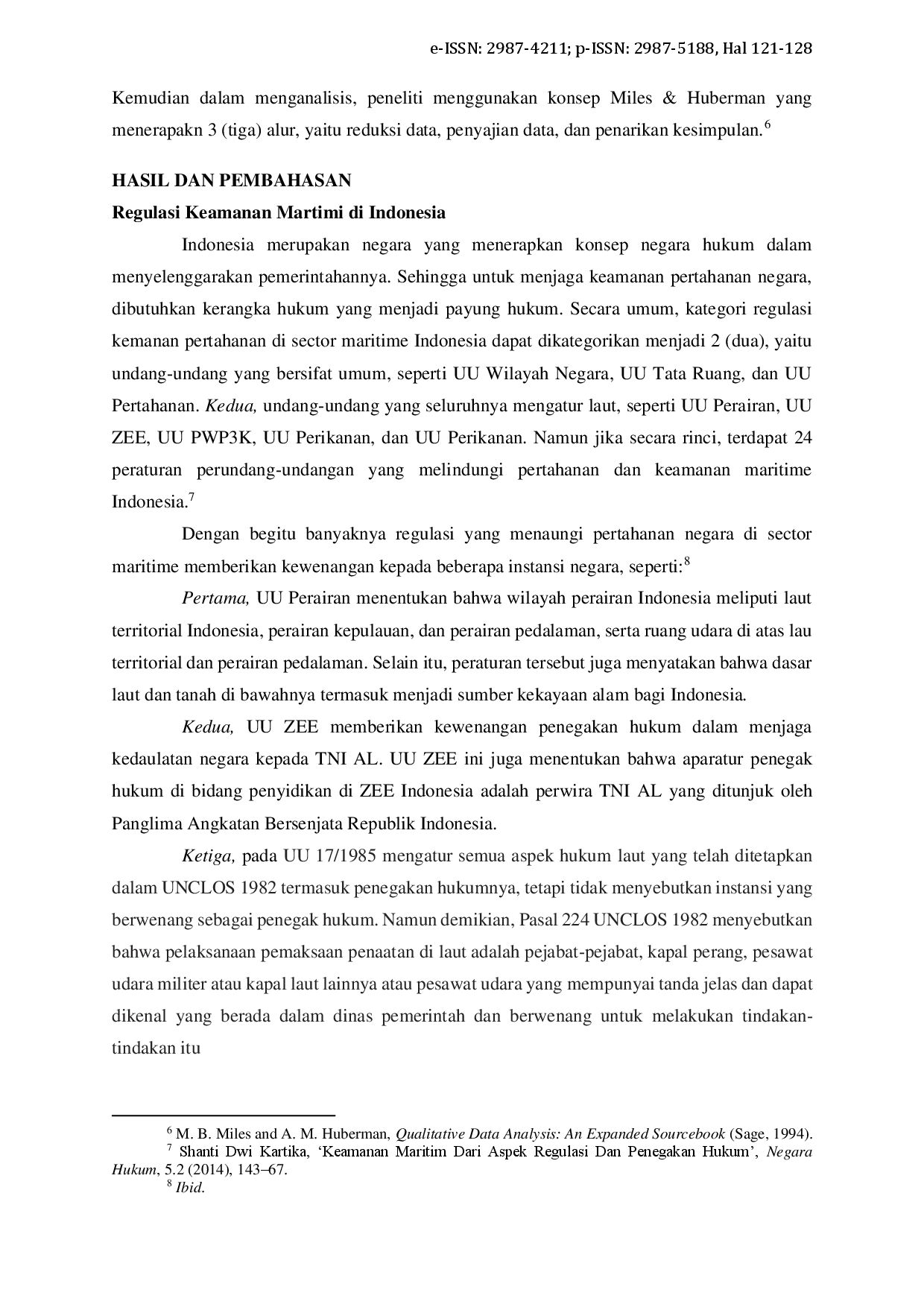 juris Efektivitas Penegakan Hukum Pertahanan Negara Pada Sektor Maritim Indonesia