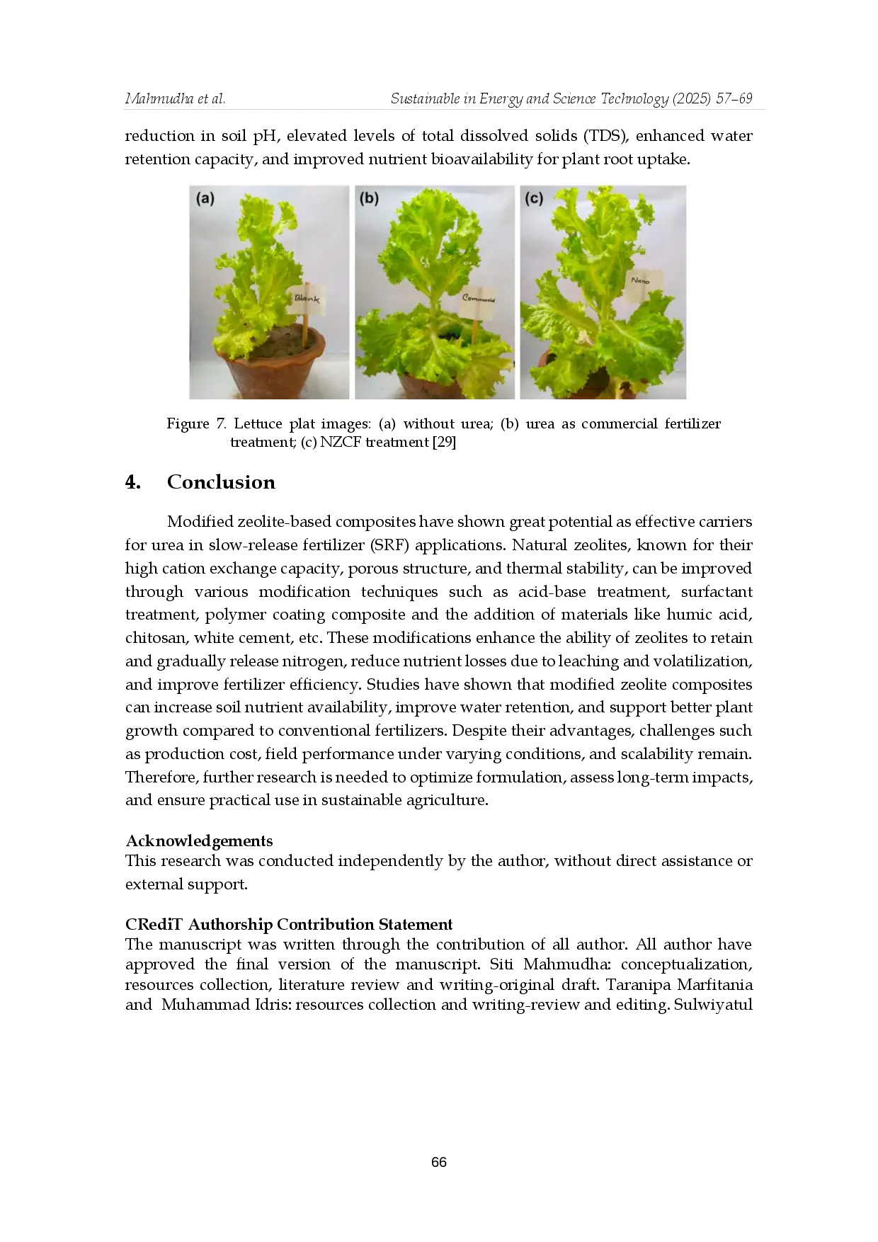 juris Modified Zeolite Based Composite as Urea Slow Release Fertilizer A Mini Review