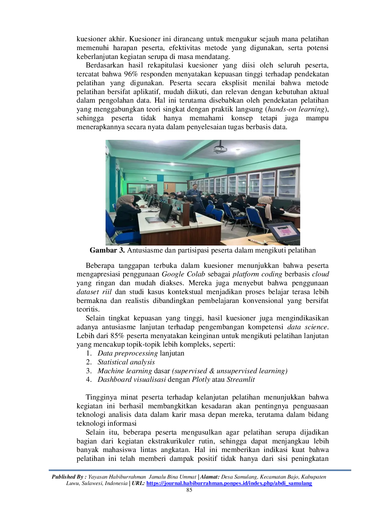 juris Python for Data Visualization Pengembangan Soft Skill Literasi Data Mahasiswa Universitas Megarezky