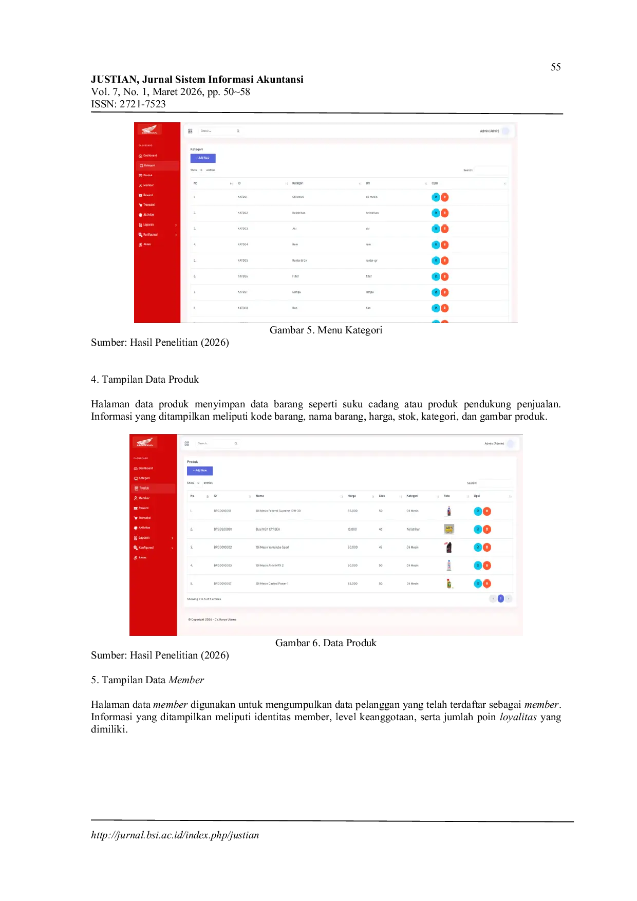 JURIS Implementasi Sistem Customer Relationship Management CRM Berbasis Website untuk Pengelolaan Membership dan Loyalty Point pada CV Honda Karya Utama Kisaran