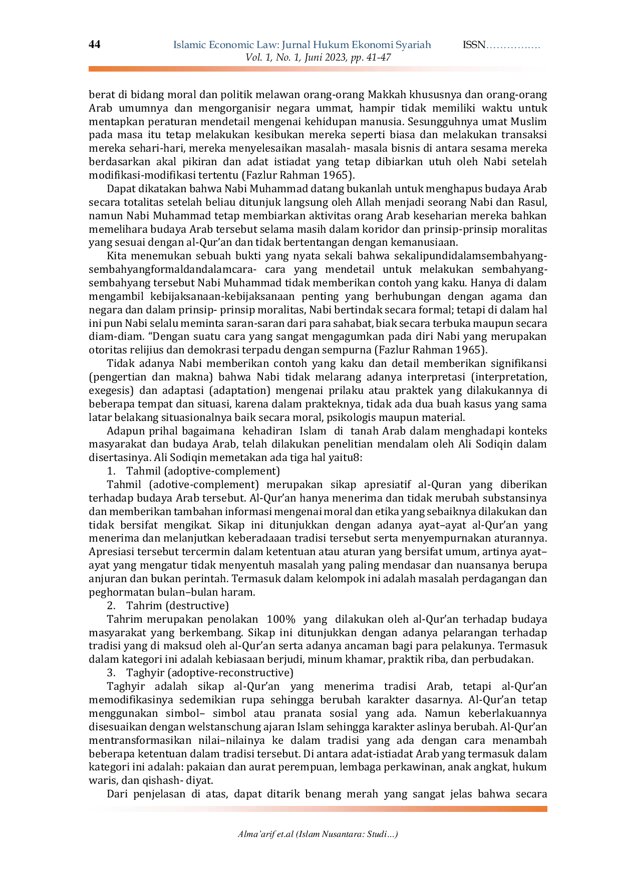 JURIS Islam Nusantara Studi Epistemologis dan Kritis