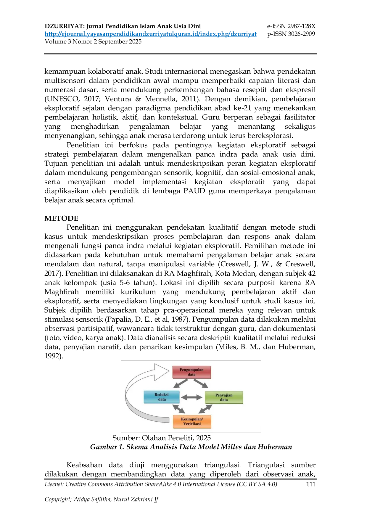 JURIS Mengenal Panca Indra Melalui Kegiatan Eksploratif Pada Anak Usia Dini