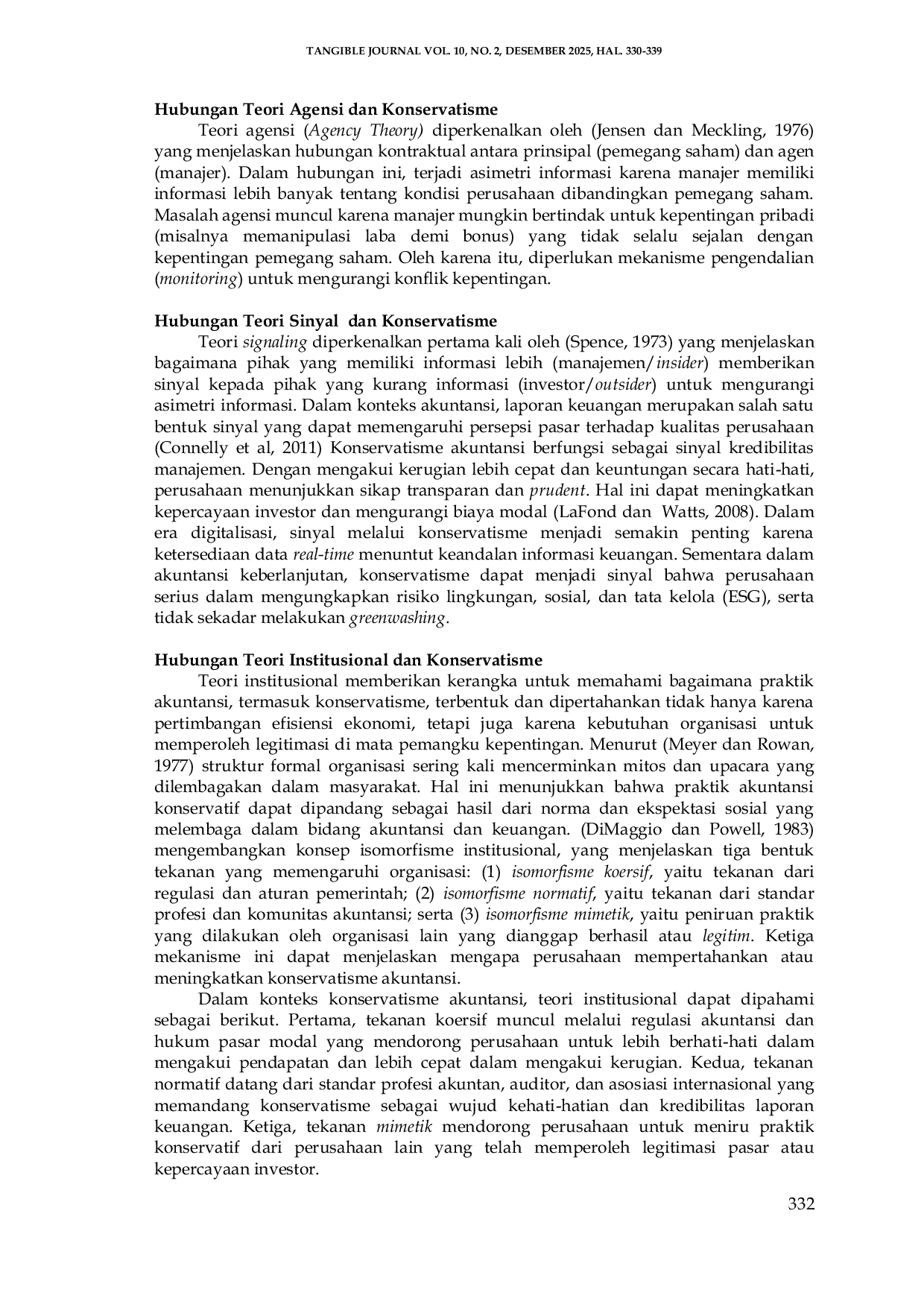 JURIS Konservatisme Akuntansi dalam Era Digital dan Keberlanjutan Suatu Studi Literatur