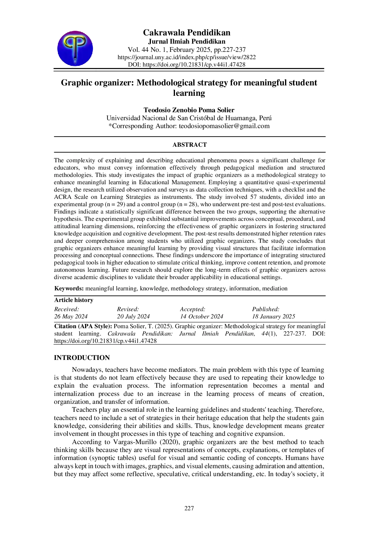 juris Graphic organizer Methodological strategy for meaningful student learning