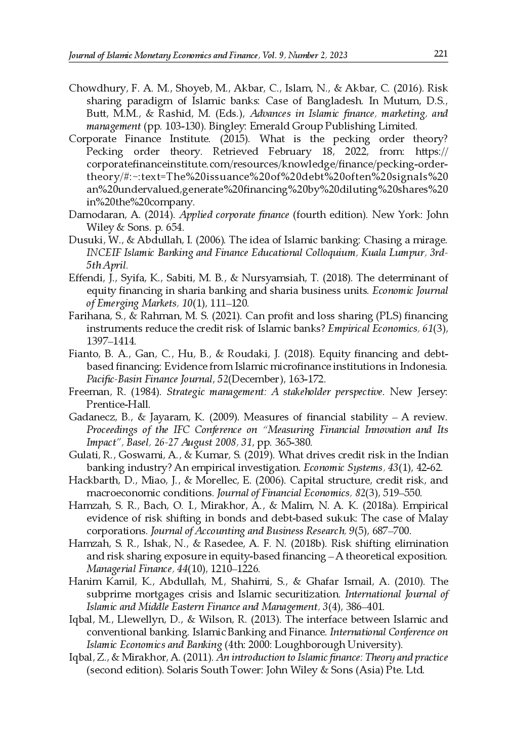 juris Financial Sustainability of a Firm Debt Based or Equity Based Financing to Pursue
