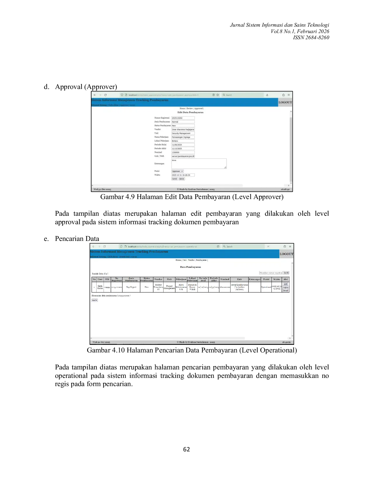 JURIS Perancangan Sistem Informasi Tracking Dokumen Pembayaran Dengan Metode Waterfall Berbasis Web Di Bank Abc