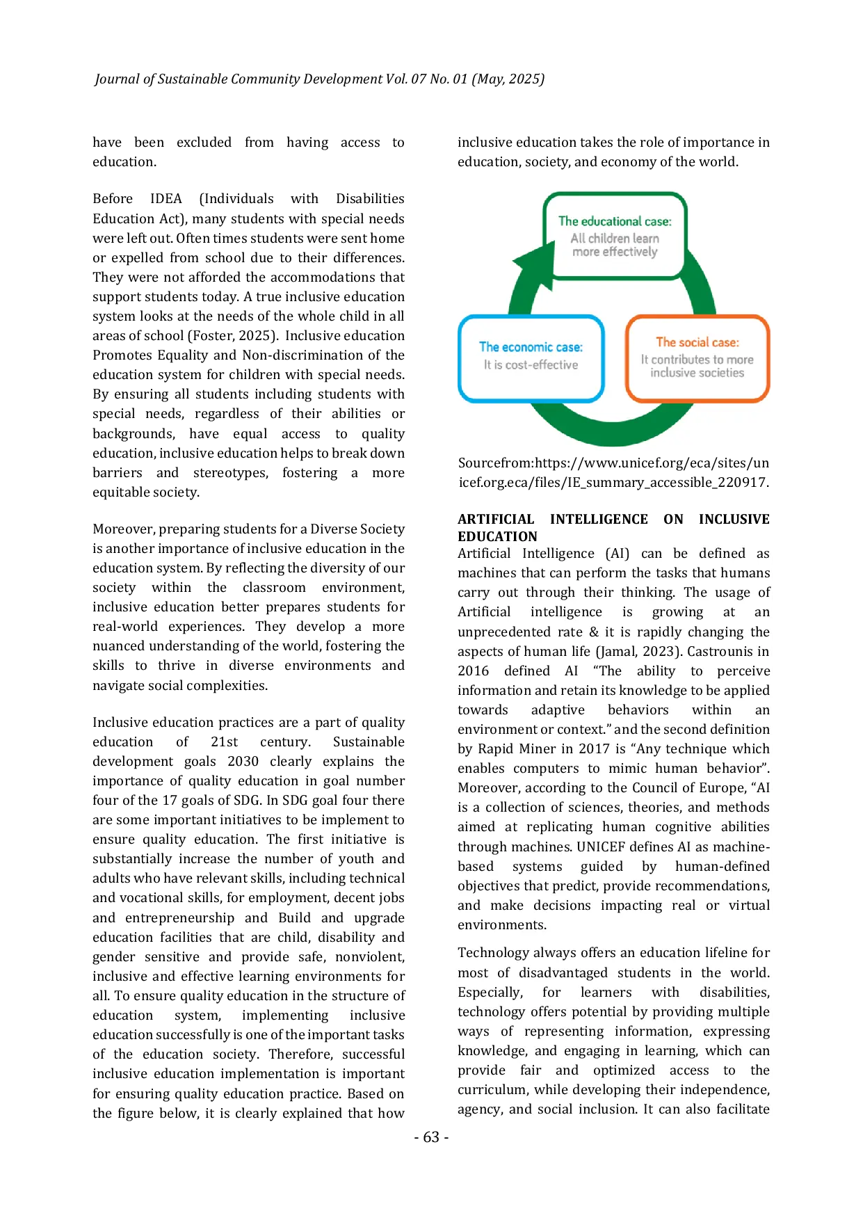 JURIS Navigating Artificial Intelligence in the Successful Implementation of Inclusive Education Practices