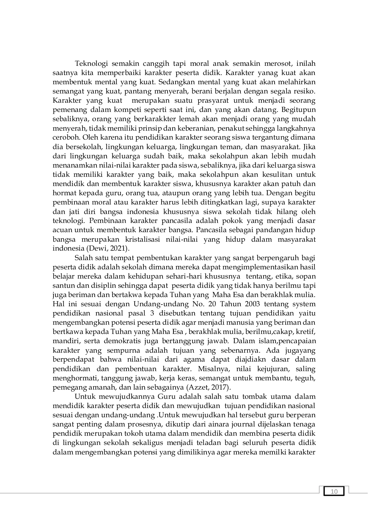 JURIS Strategi Pembentukan Karakter Patuh Kepada Guru Bagi Siswa I Di Mts Al Barokah Desa Jaharun B