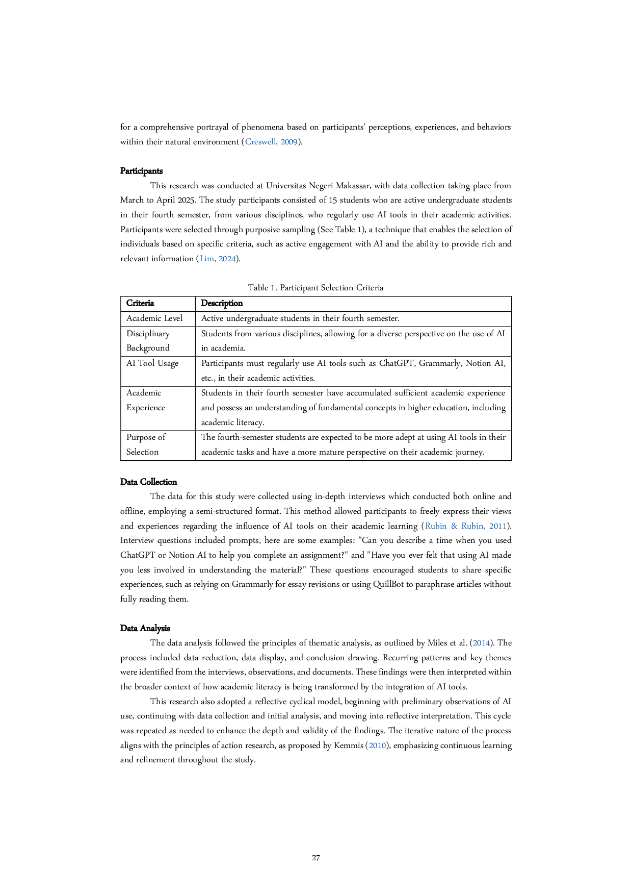 JURIS Impact of Artificial Intelligence on Academic Literacy among University Students in Indonesia A Case Study