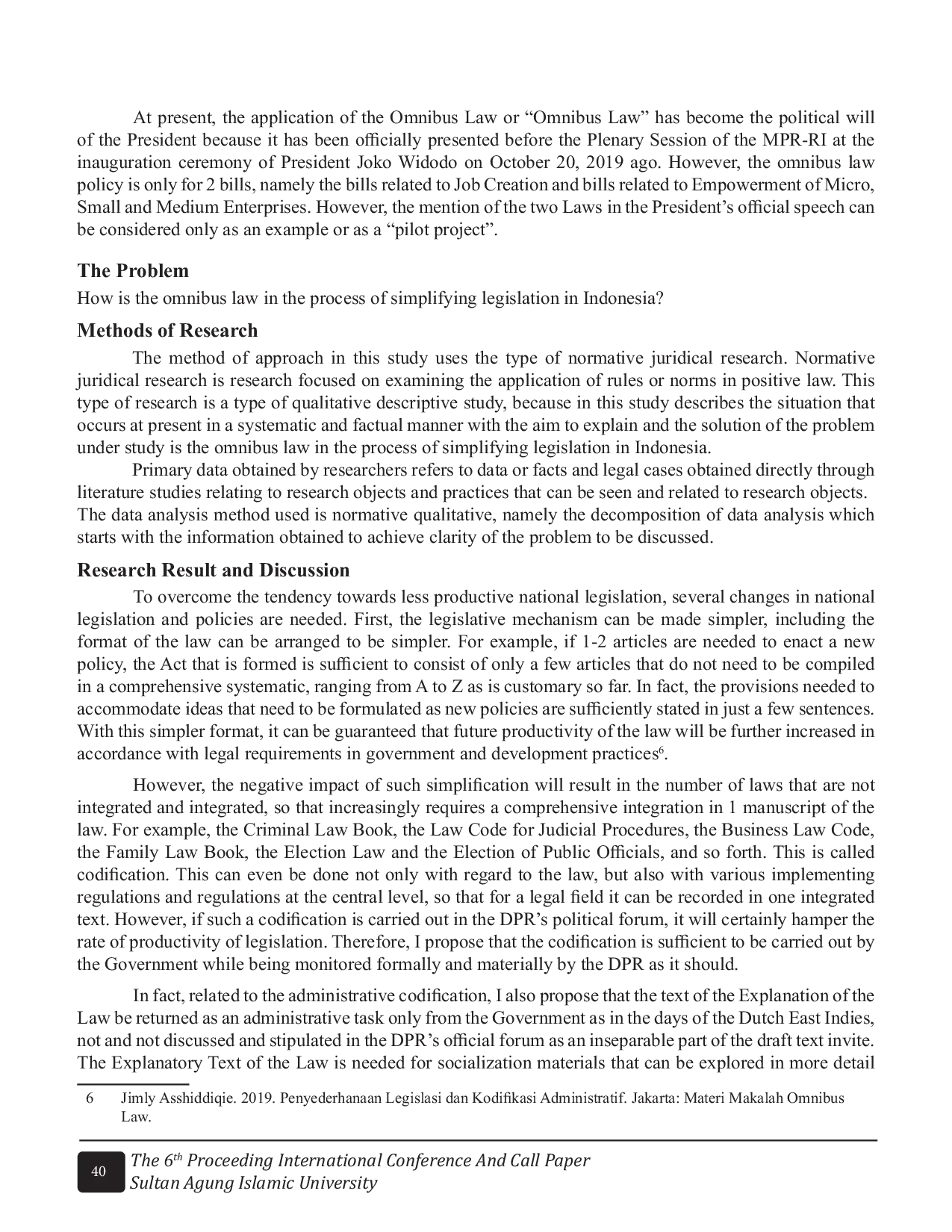 JURIS Omnibus Law Opportunities And Challenges Towards Entrepreneurs And Labor Comparative Review Law