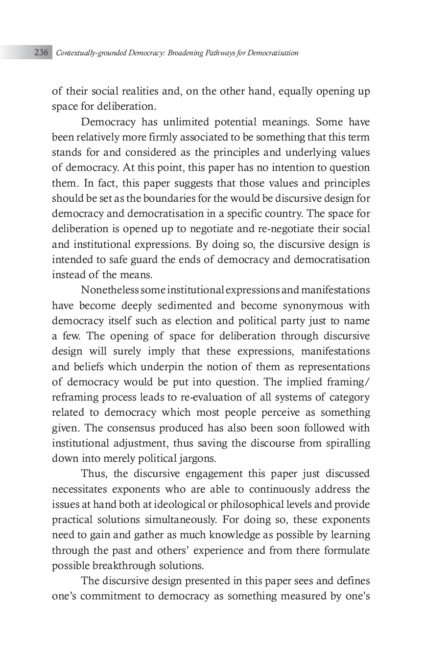 JURIS Contextually Grounded Democracy Broadening Pathways for Democratisation