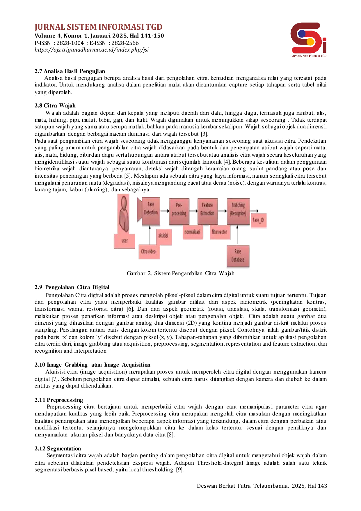 JURIS Penerapan Metode Filter Gabor Untuk Memperbaiki Citra Wajah Berbasis Graphical User Interface GUI