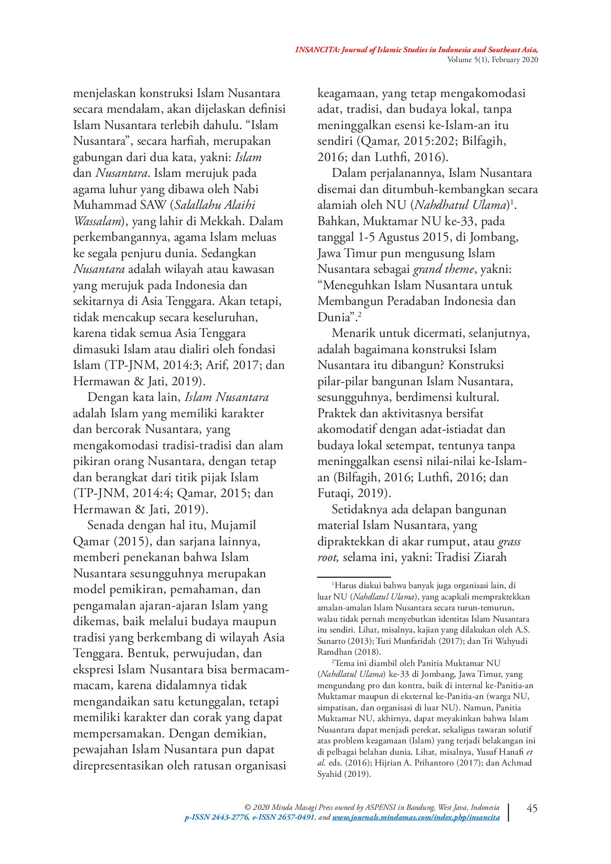 JURIS Revitalisasi Islam Nusantara di Era Digital Antara Harapan dan Kenyataan