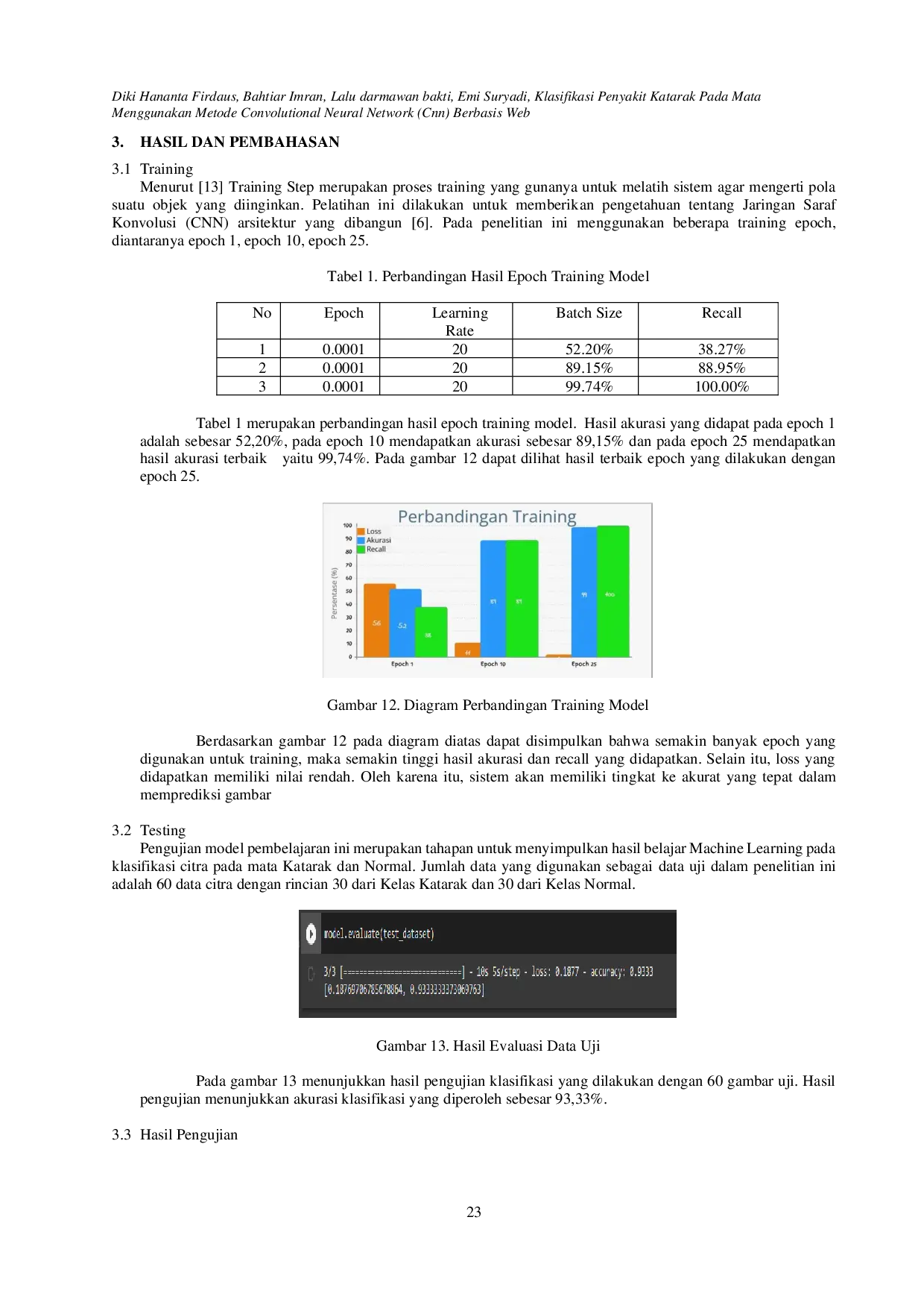 juris Klasifikasi Penyakit Katarak Pada Mata Menggunakan Metode Convolutional Neural Network Cnn Berbasis Web