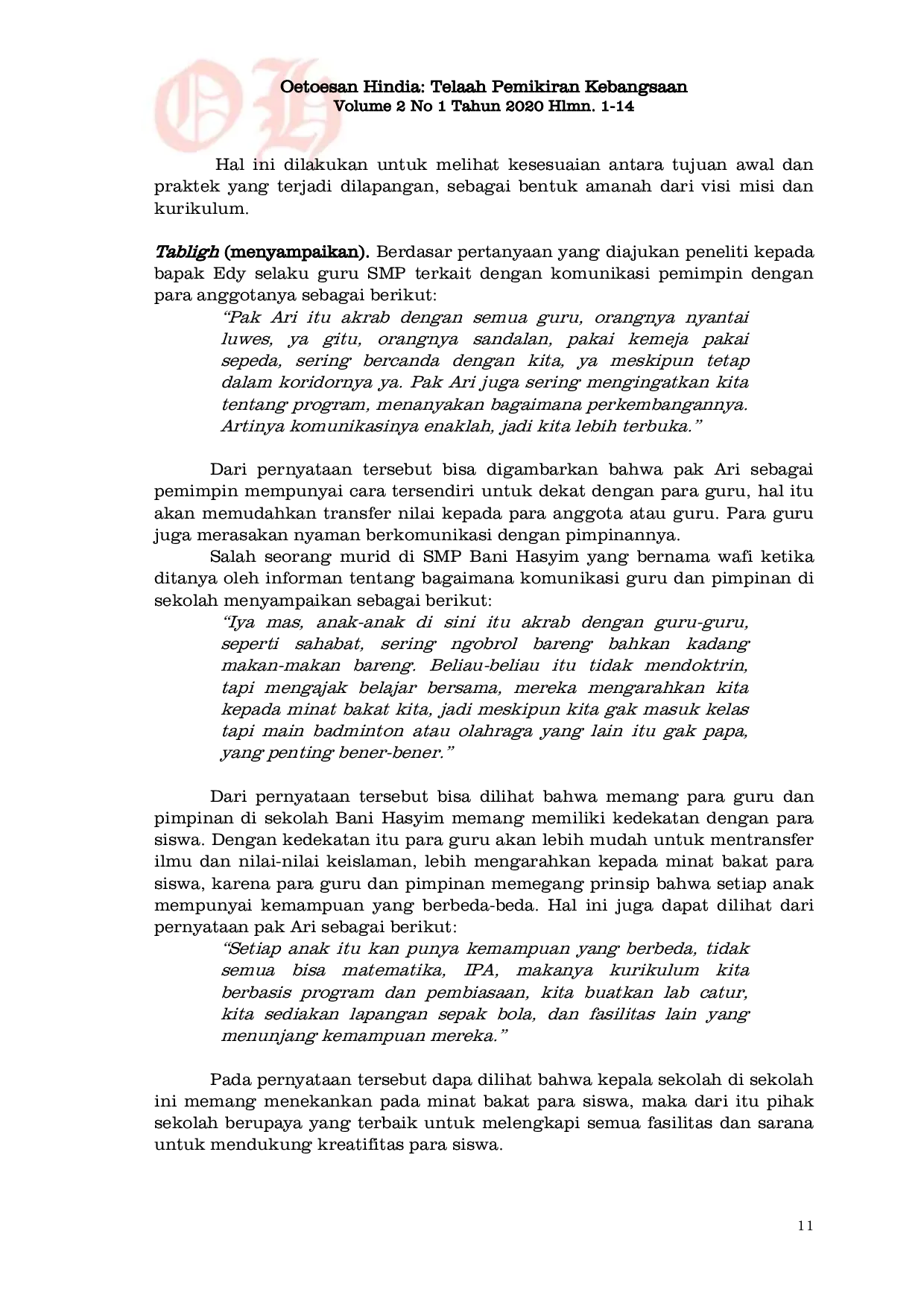 JURIS Kepemimpinan islami dalam manajemen lembaga pendidikan