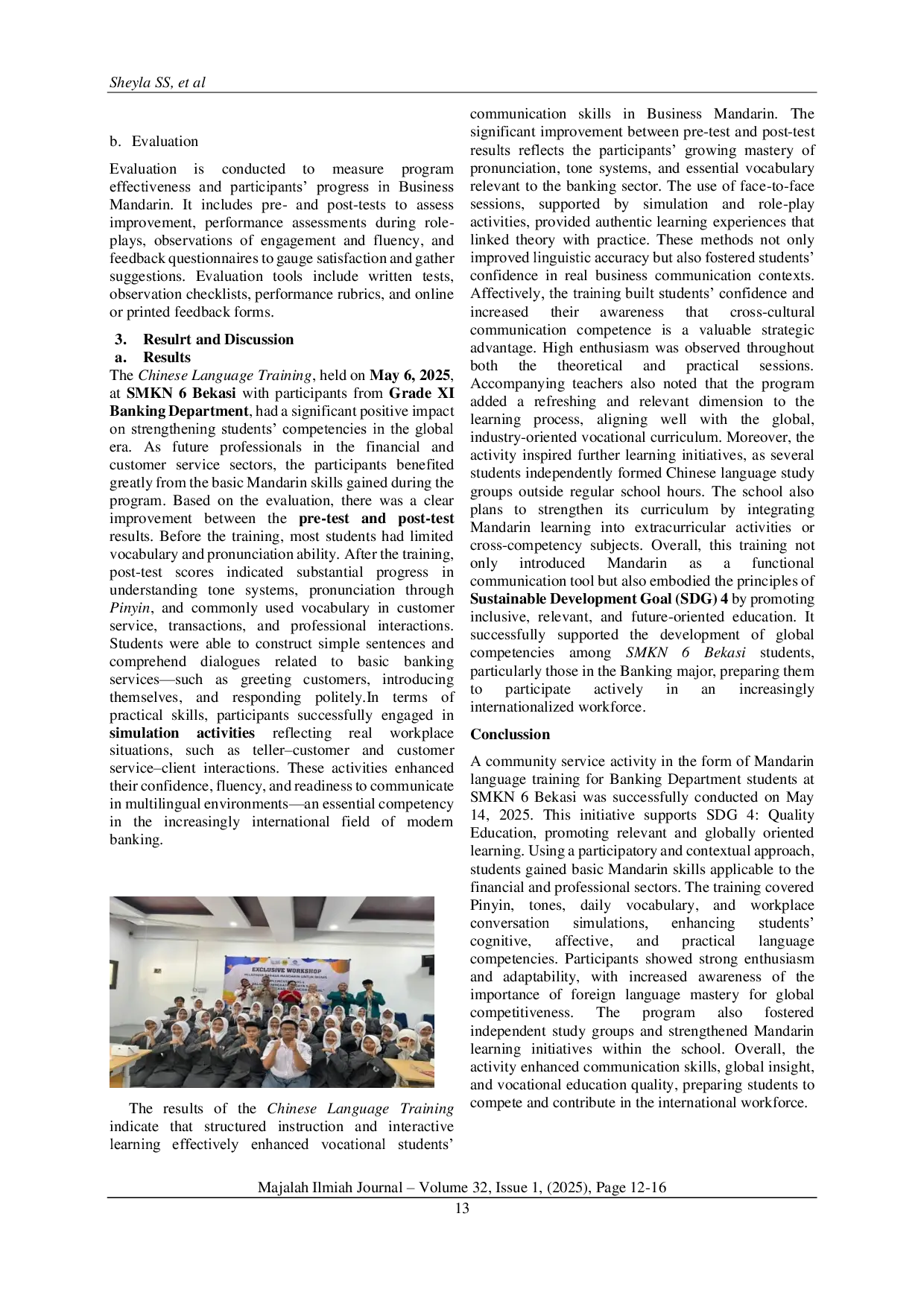 JURIS The Mandarin Language Training for Business to Enhance Vocational Student Competitiveness in the Global Era