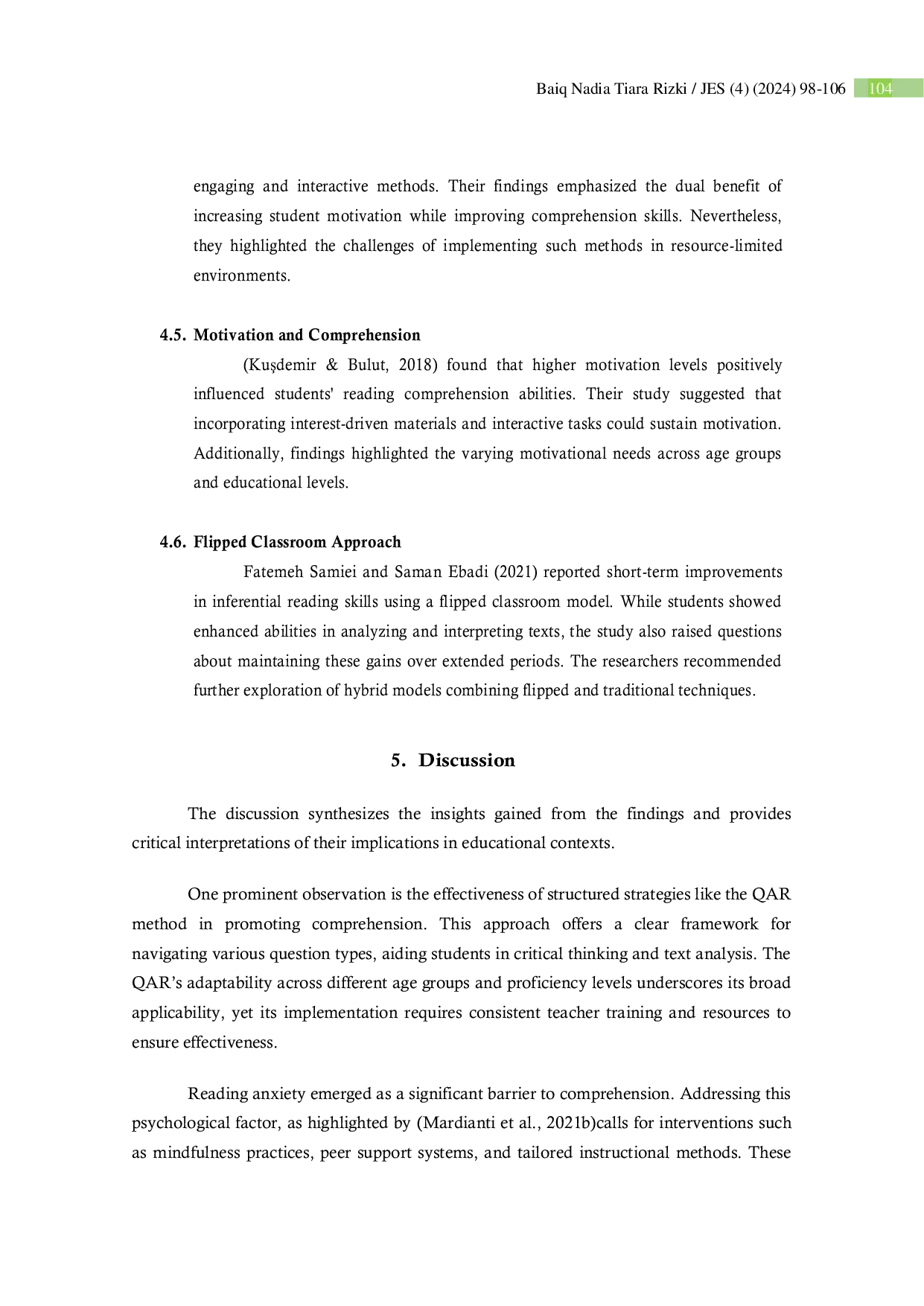 JURIS Exploring Reading Comprehension Strategies Insights from Recent Studies