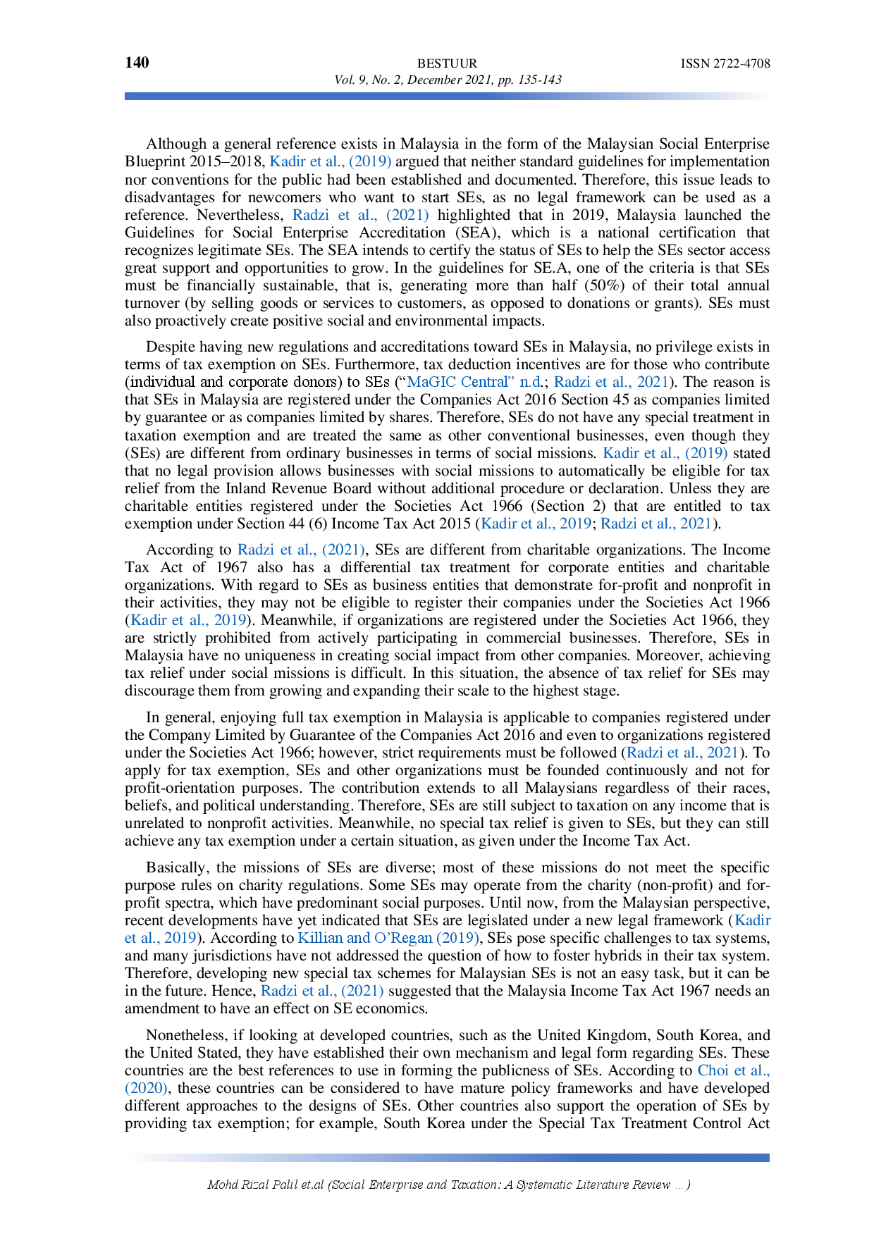 juris Social Enterprise and Taxation Policy A Systematic Literature Review