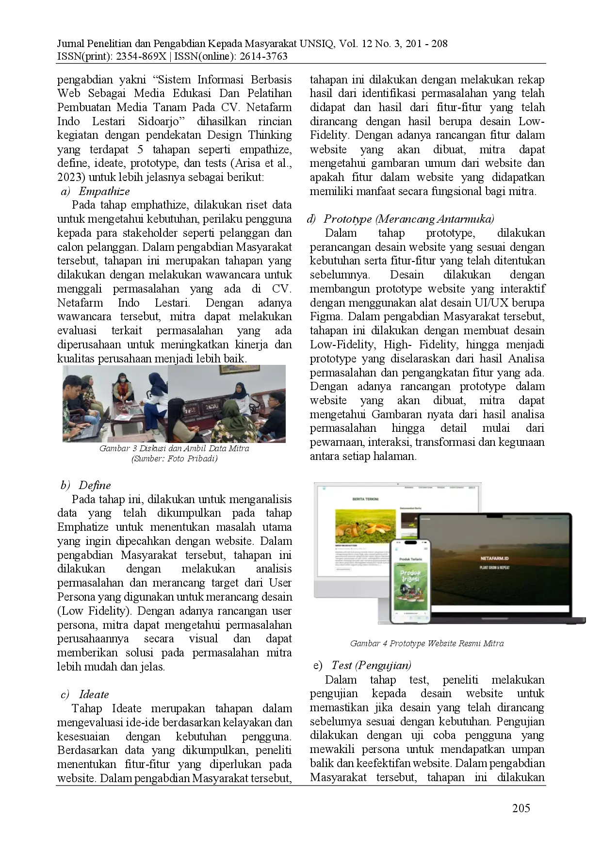 juris Pembuatan dan Pelatihan Penggunaan Website Company Profile untuk Meningkatkan Brand Awareness di CV Netafarm Indo Lestari Sidoarjo