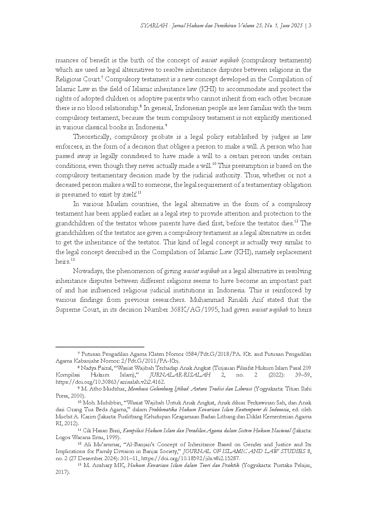 juris Dinamika Keputusan Warisan Agama yang Berbeda Studi Kasus tentang Ijtihad Hakim Pengadilan Agama