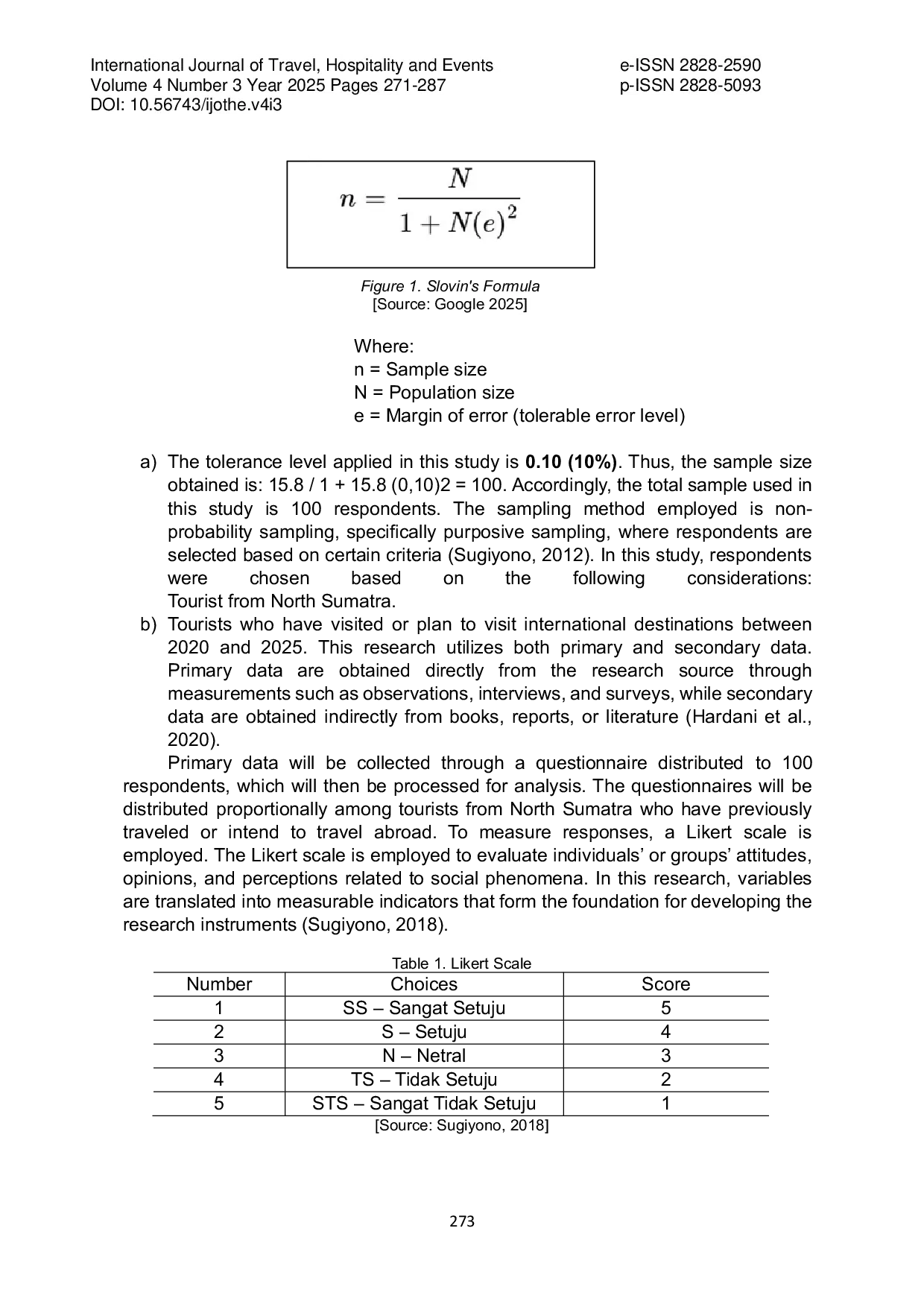 JURIS Analysis of Factors Influencing Domestic Tourists Decisions to Visit International Destinations A Case Study of the North Sumatra Region