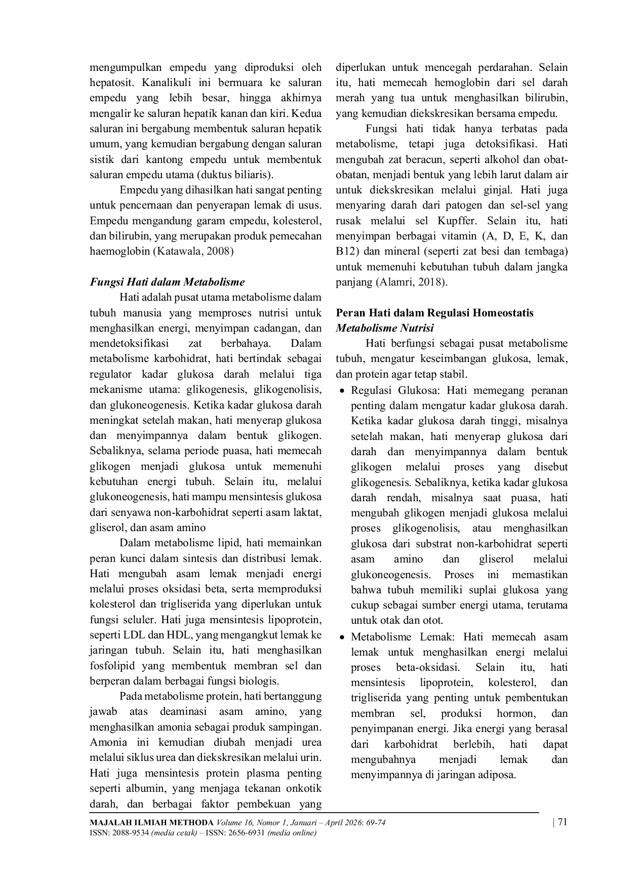 JURIS Anatomy of the Liver and Its Function in Metabolism